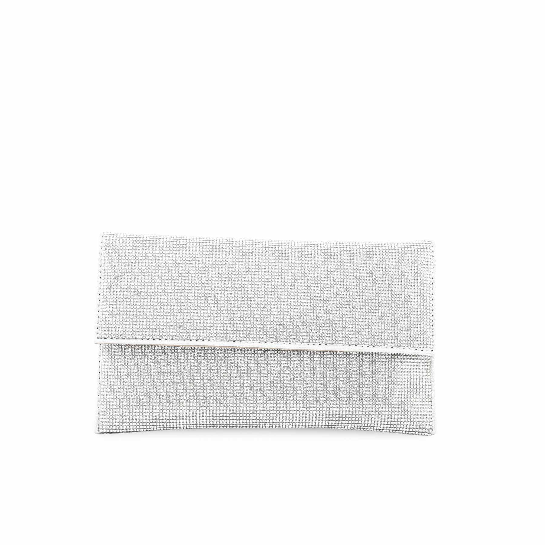 Silver Bridal Clutch P24349 - Image 2