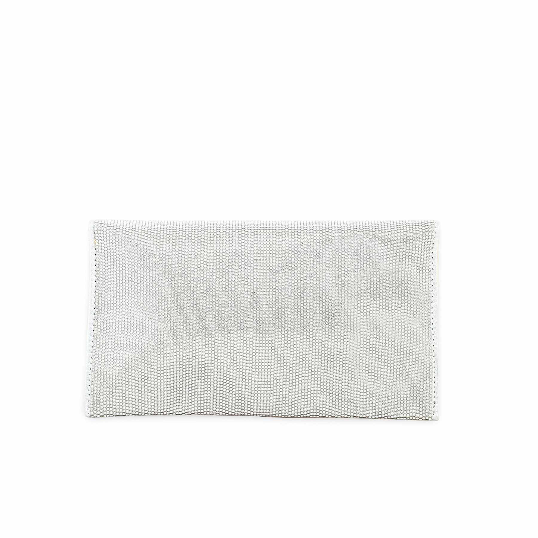 Silver Bridal Clutch P24350 - Image 4