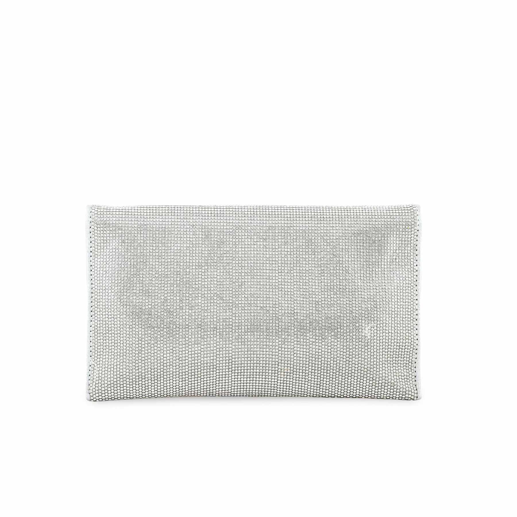 Silver Bridal Clutch P24351 - Image 4