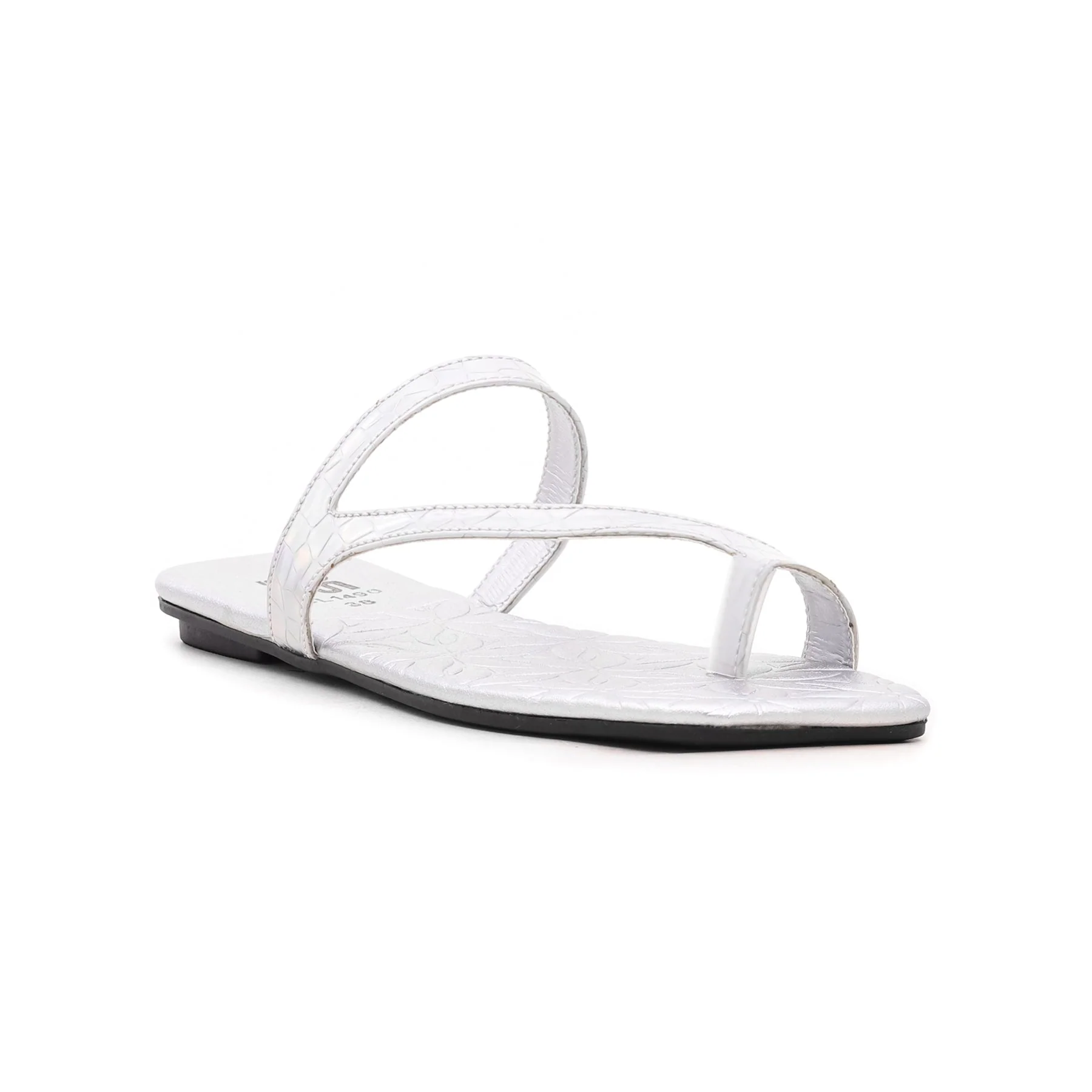 Silver Casual Chappal CL1490 - Image 2