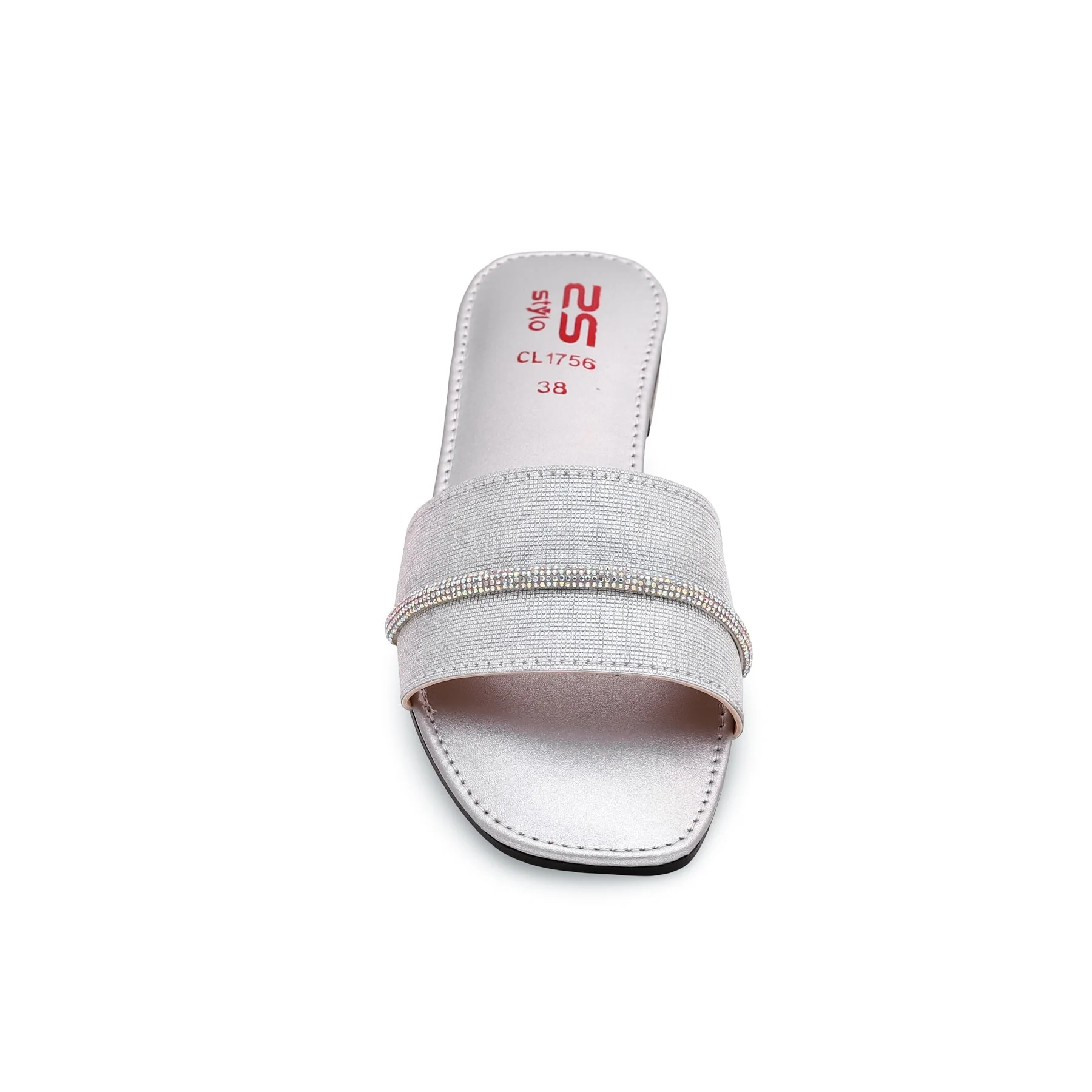 Silver Casual Slipper CL1756 - Image 3