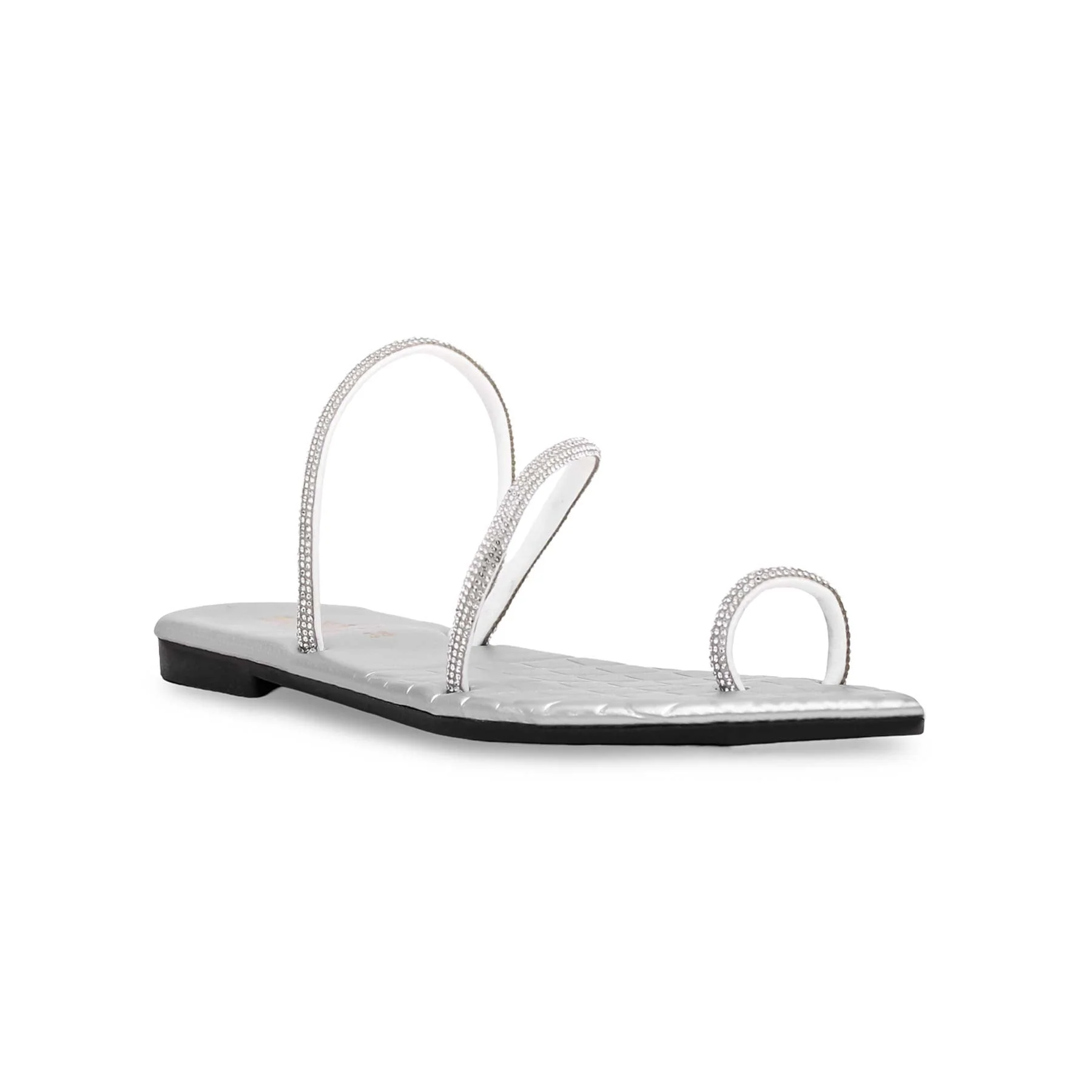 Silver Casual Chappal CL1814 - Image 2