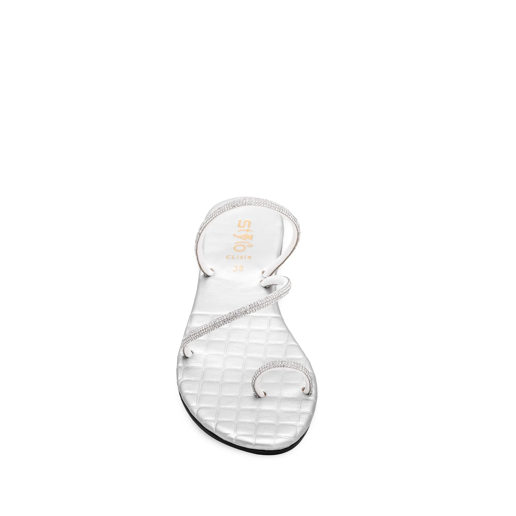 Silver Casual Chappal CL1814 - Image 3