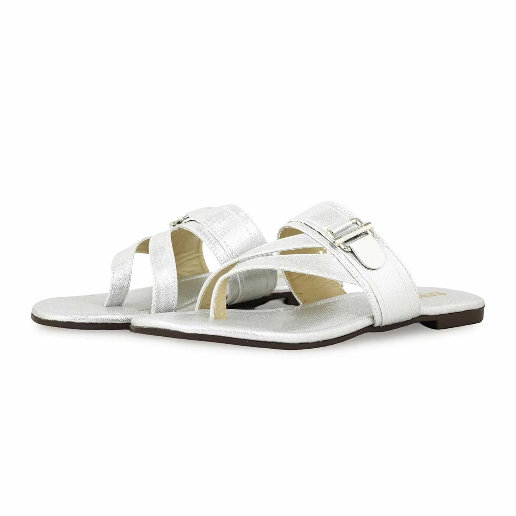 Silver Casual Chappal CL1925 - Image 3