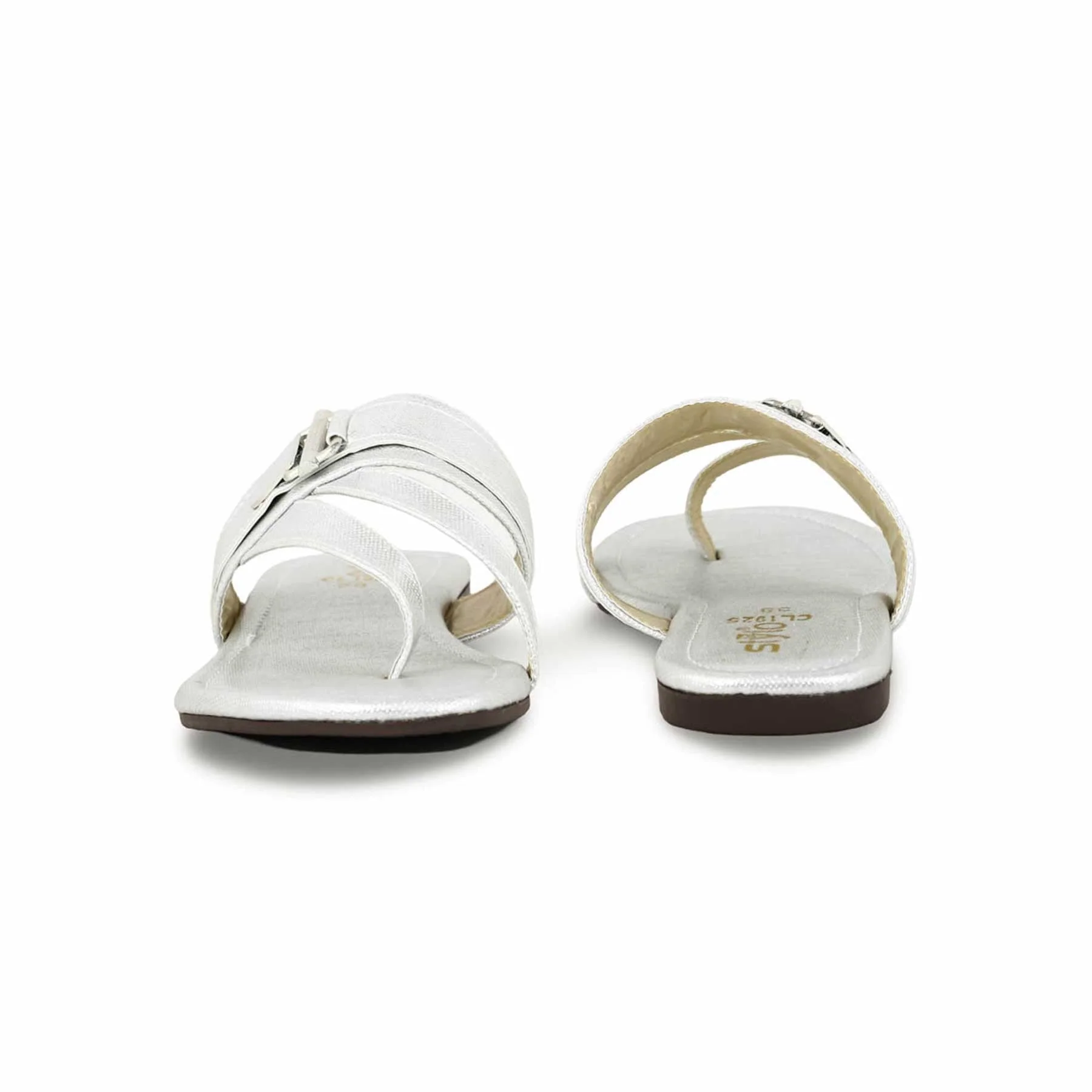 Silver Casual Chappal CL1925 - Image 4