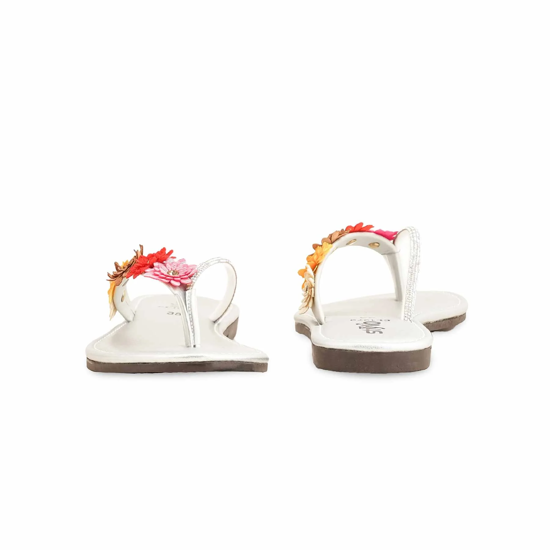 Silver Casual Chappal CL1979 - Image 4