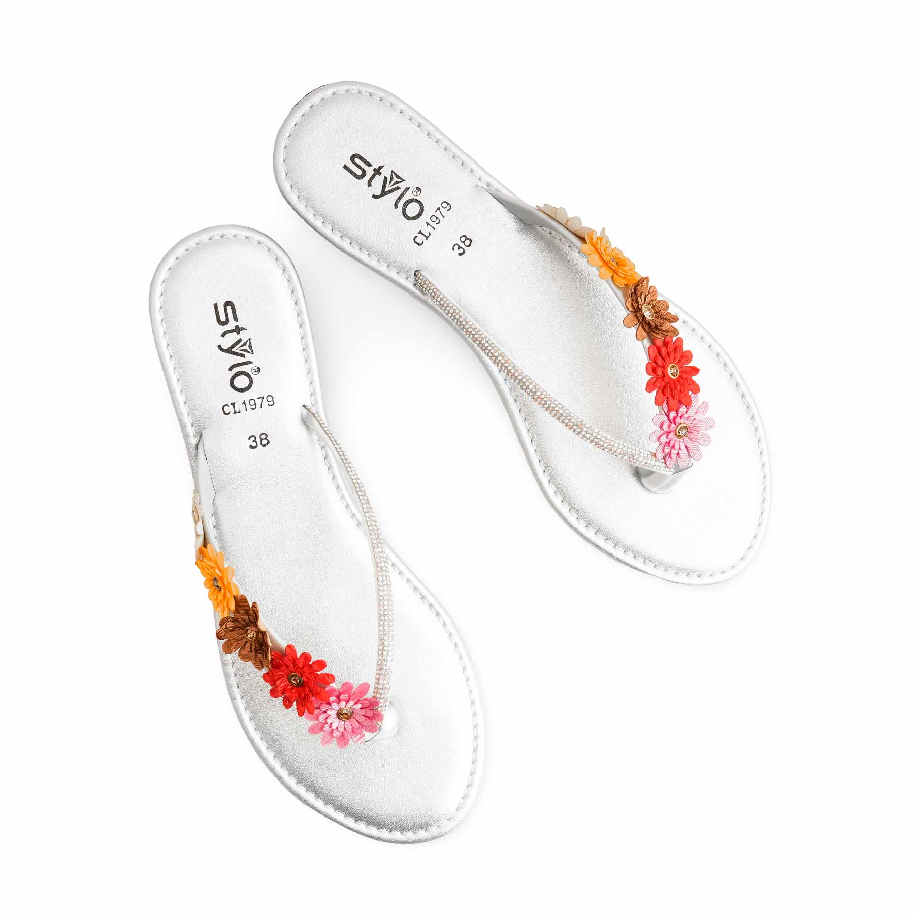 Silver Casual Chappal CL1979 - Image 5