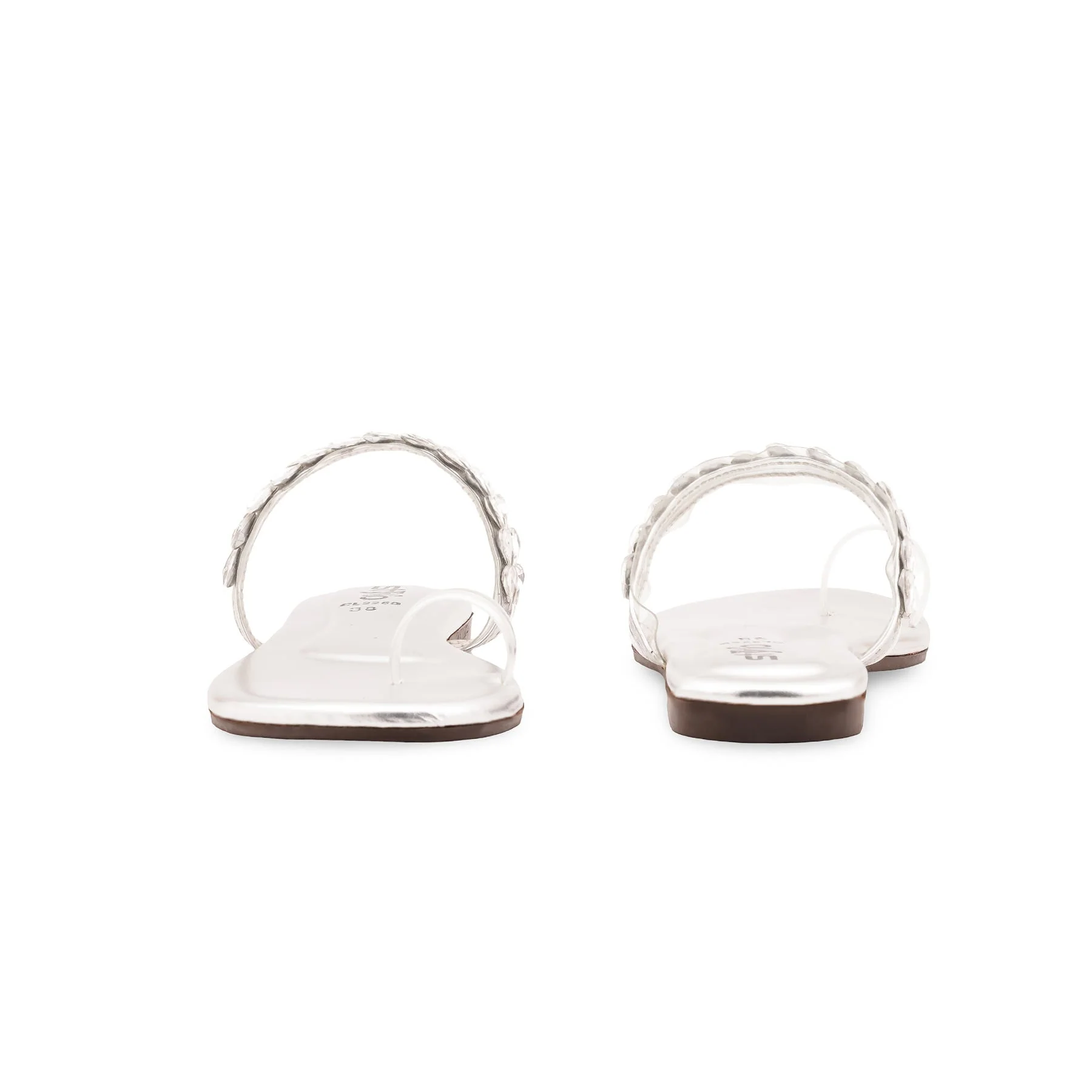 Silver Casual Chappal For Ladies CL2269 - Image 4