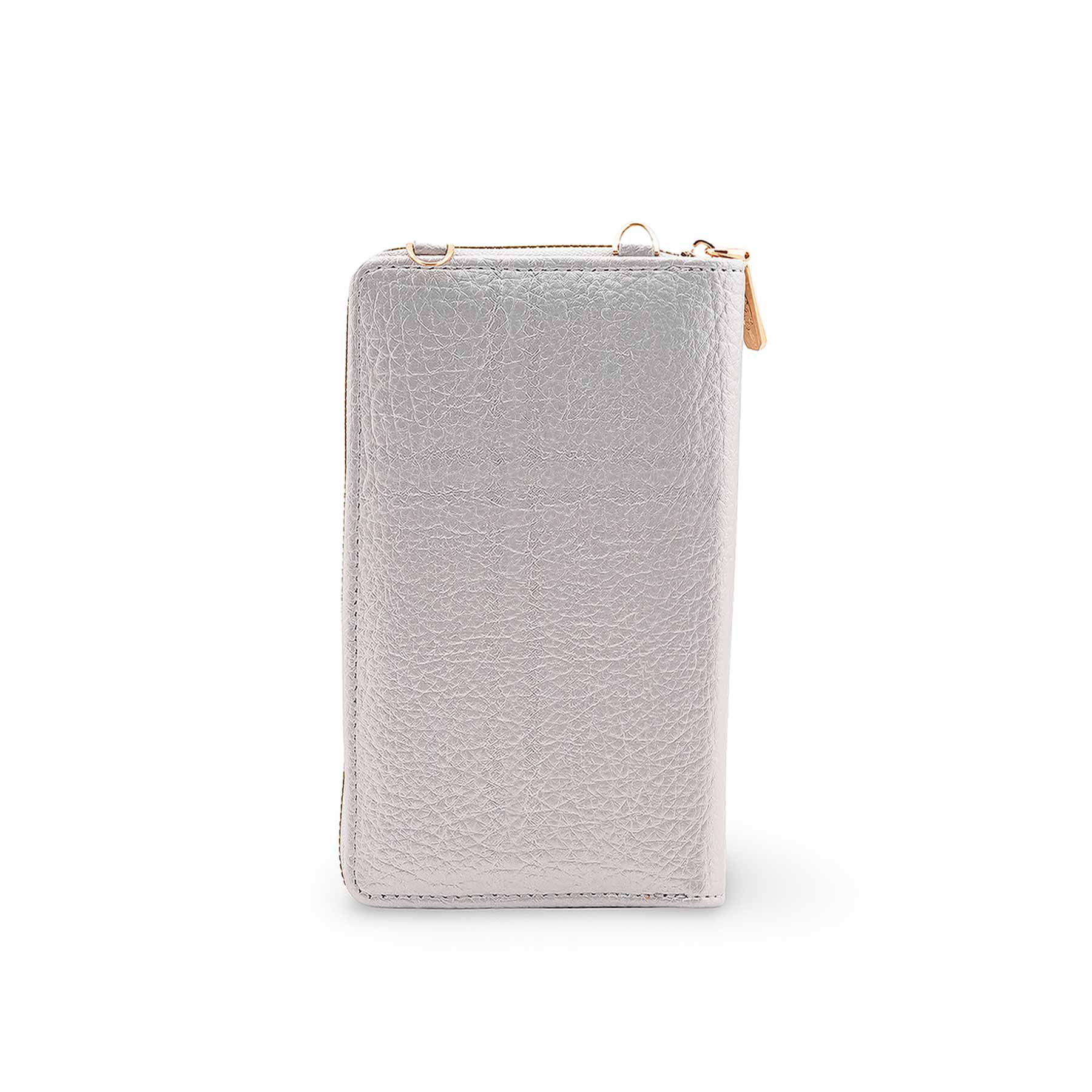 Silver Casual Pouch For Ladies P97700 - Image 4