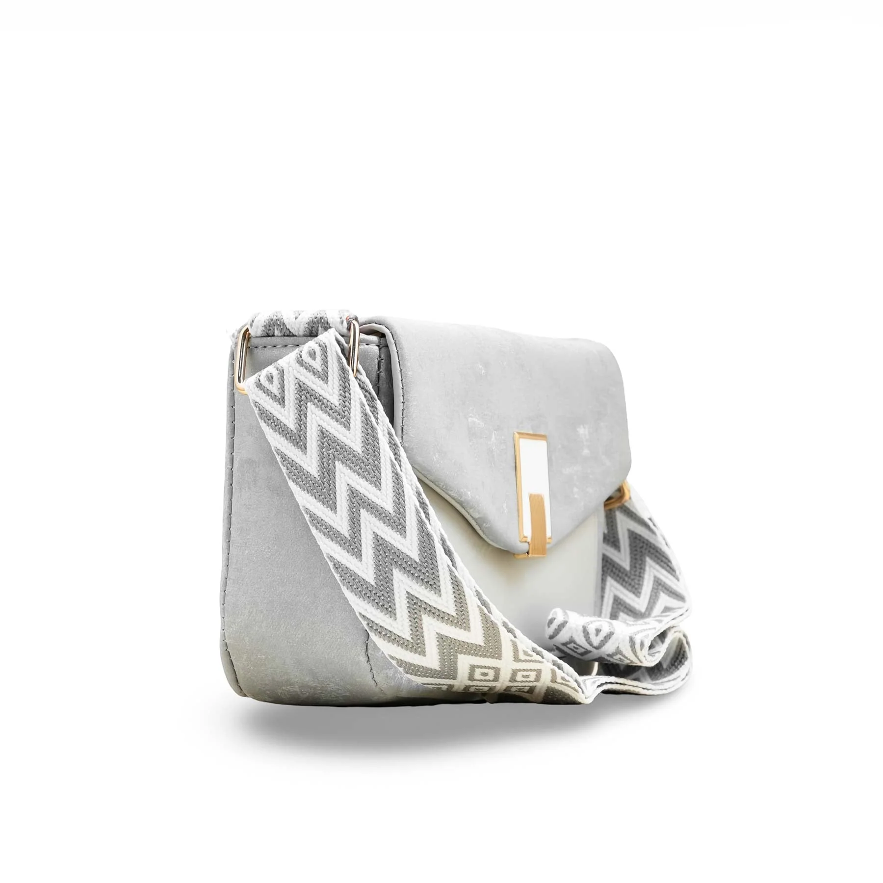 Silver Casual Pouch For Women P97612 - Image 3