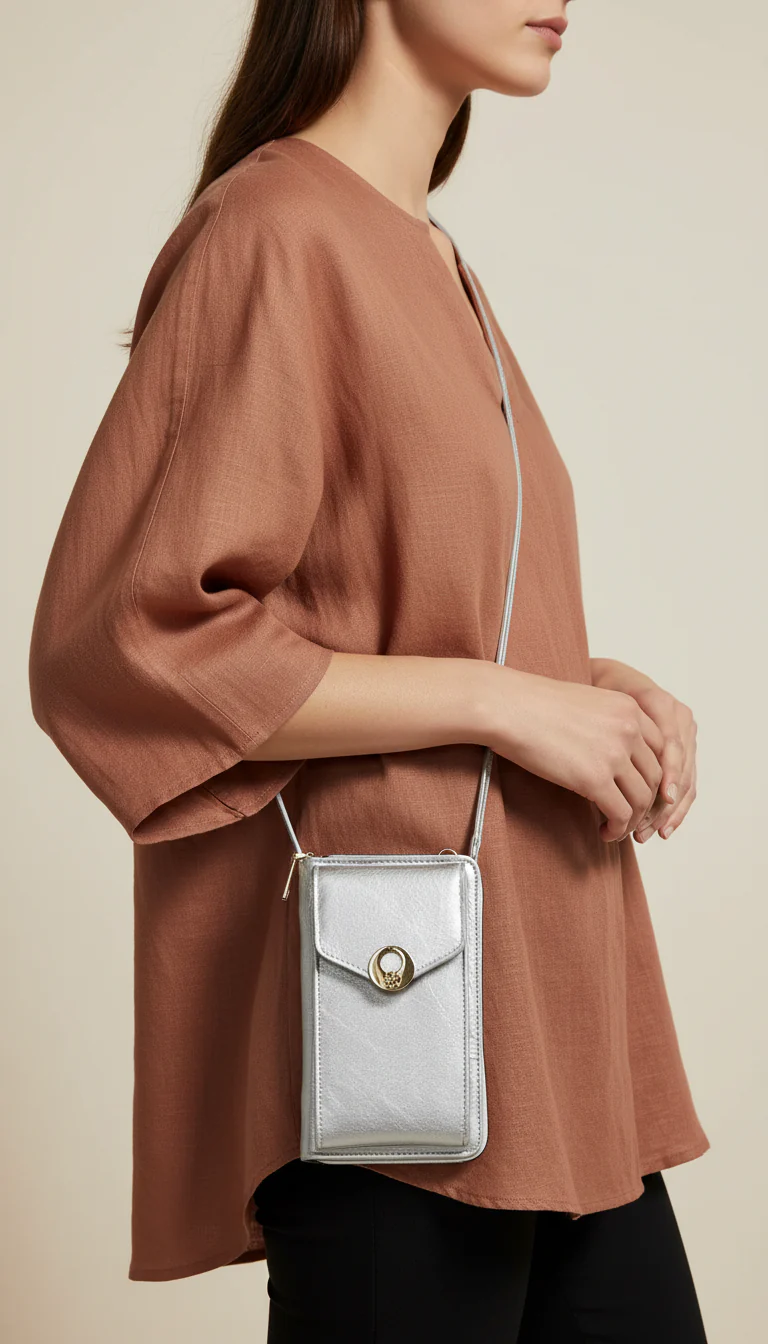 Silver Casual Pouch P97634