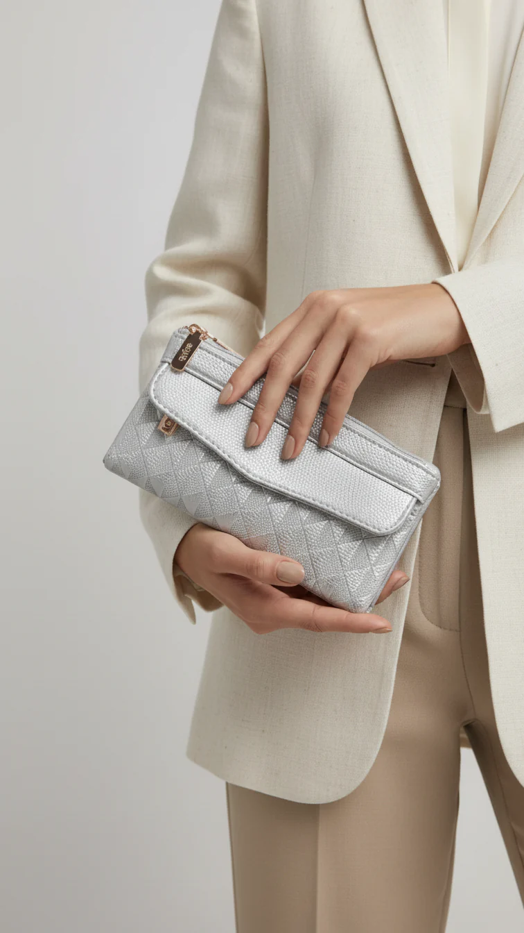 Silver Casual Pouch P97692