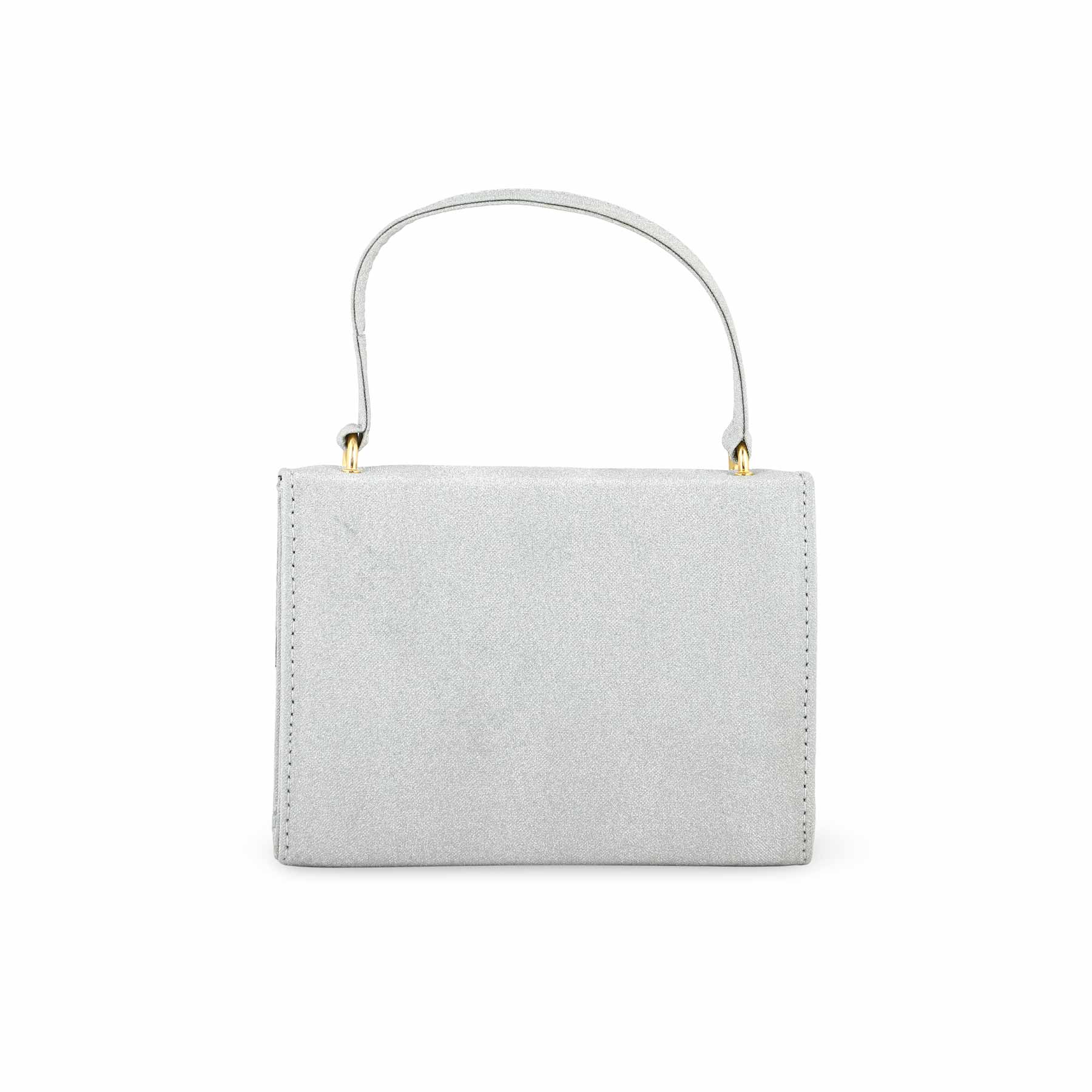 Silver Casual Shoulder Bag For Ladies P55703 - Image 4