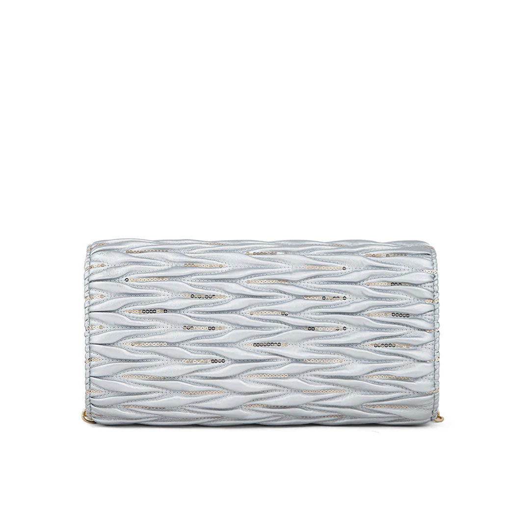 Silver Casual Shoulder Bag P55659 - Image 3