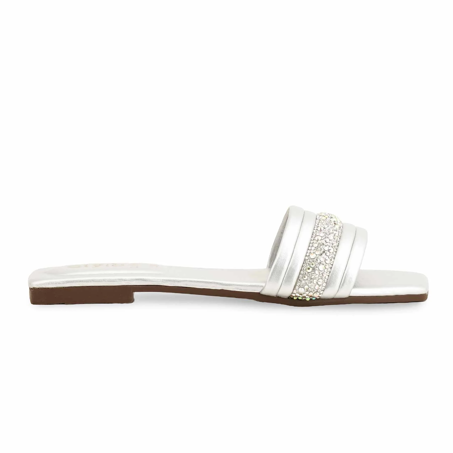 Silver Casual Slipper CL1960 - Image 2