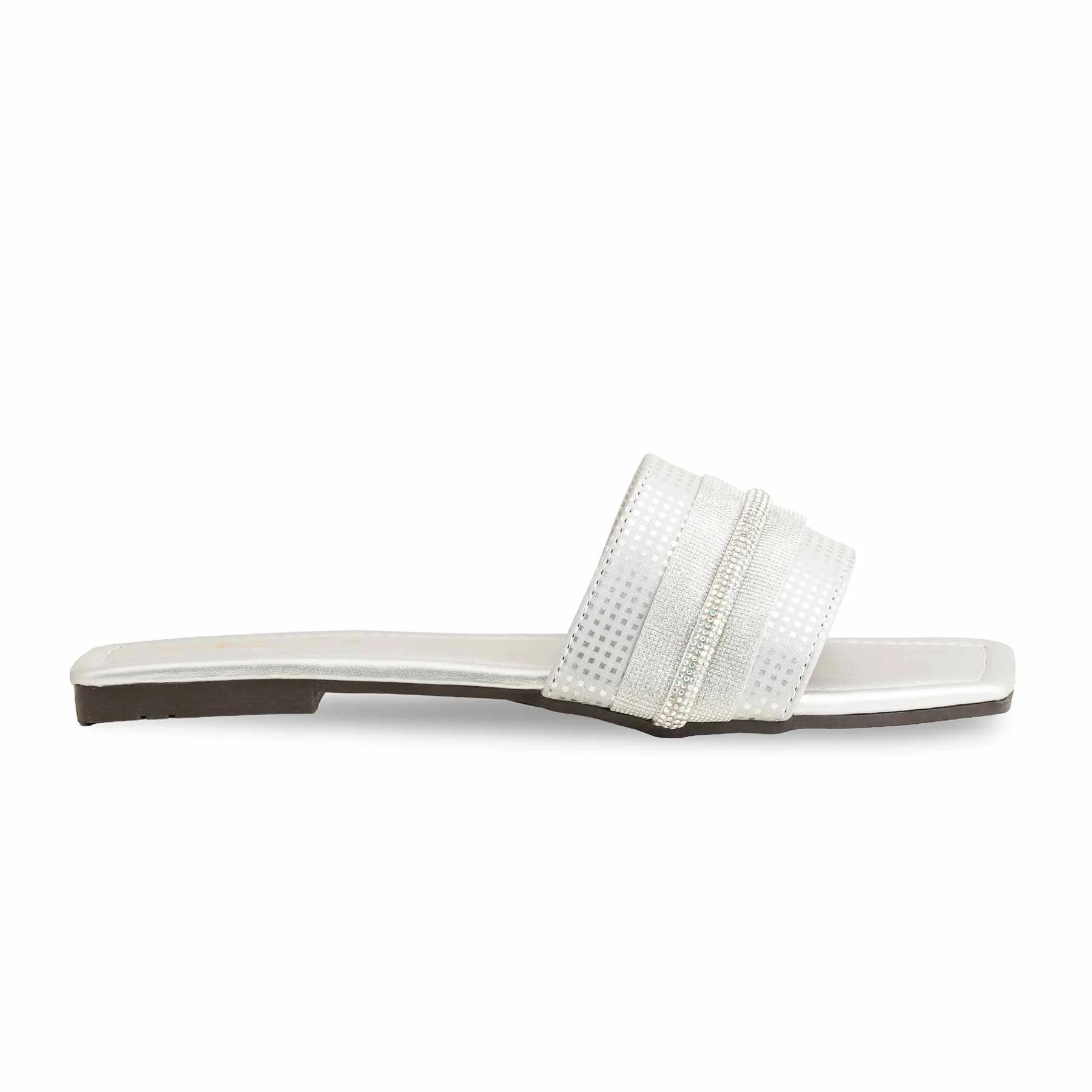 Silver Casual Slipper CL2010 - Image 2