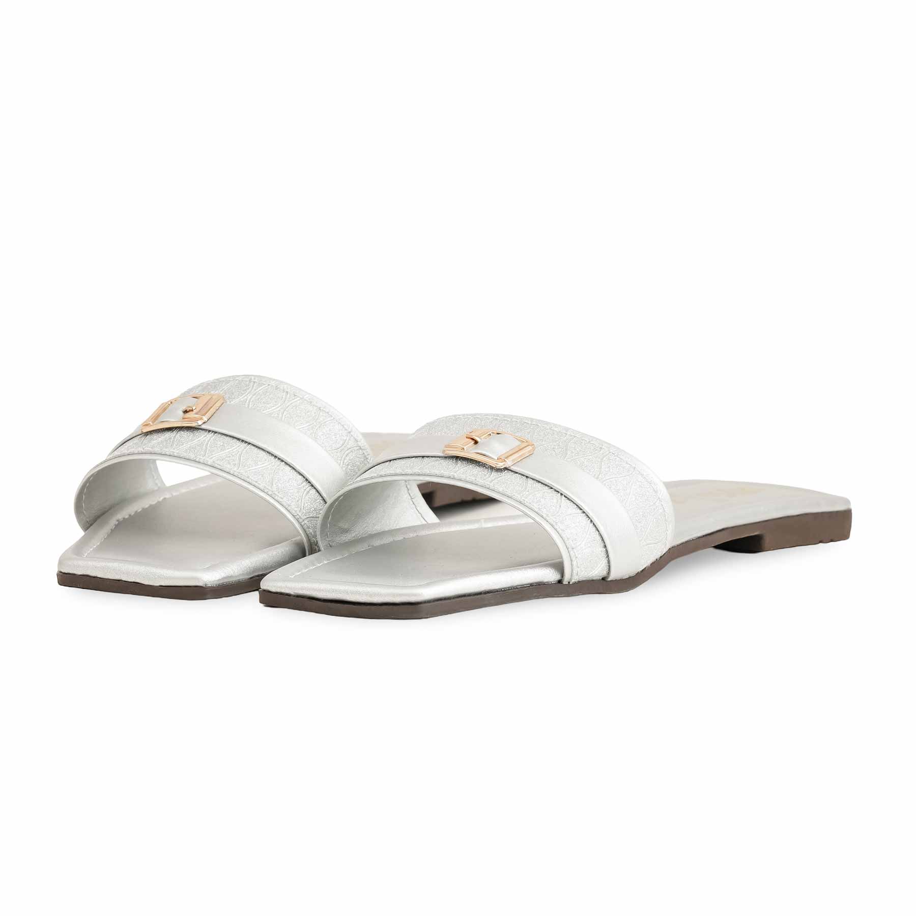 Silver Casual Slipper CL2020 - Image 3