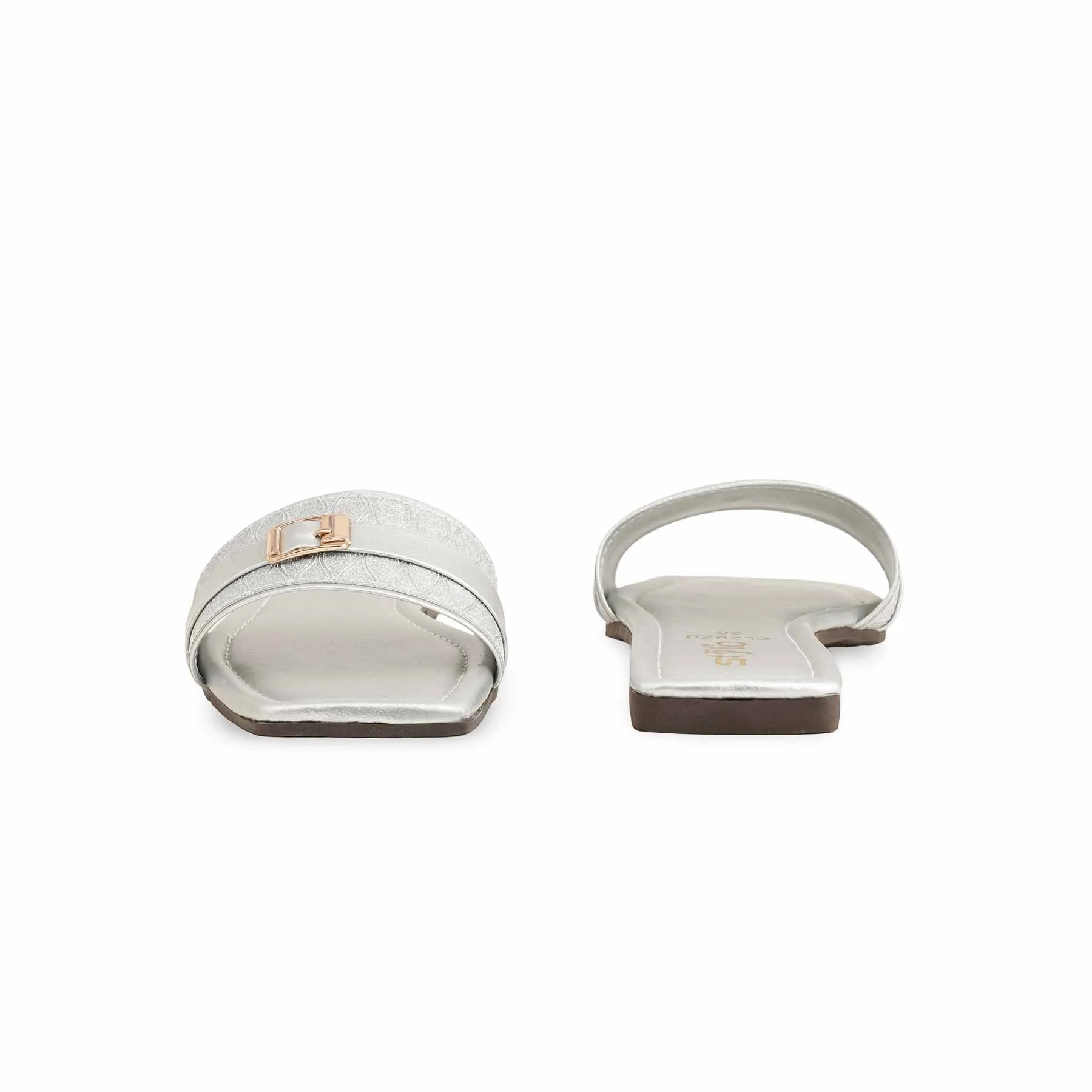 Silver Casual Slipper CL2020 - Image 4