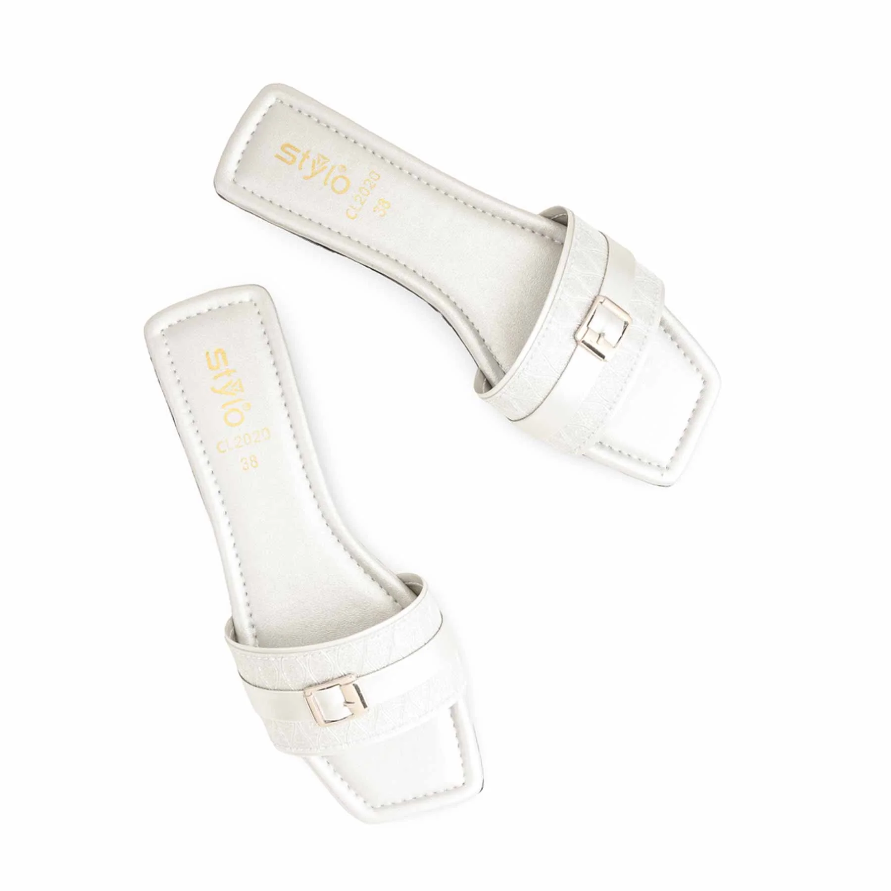 Silver Casual Slipper CL2020 - Image 5