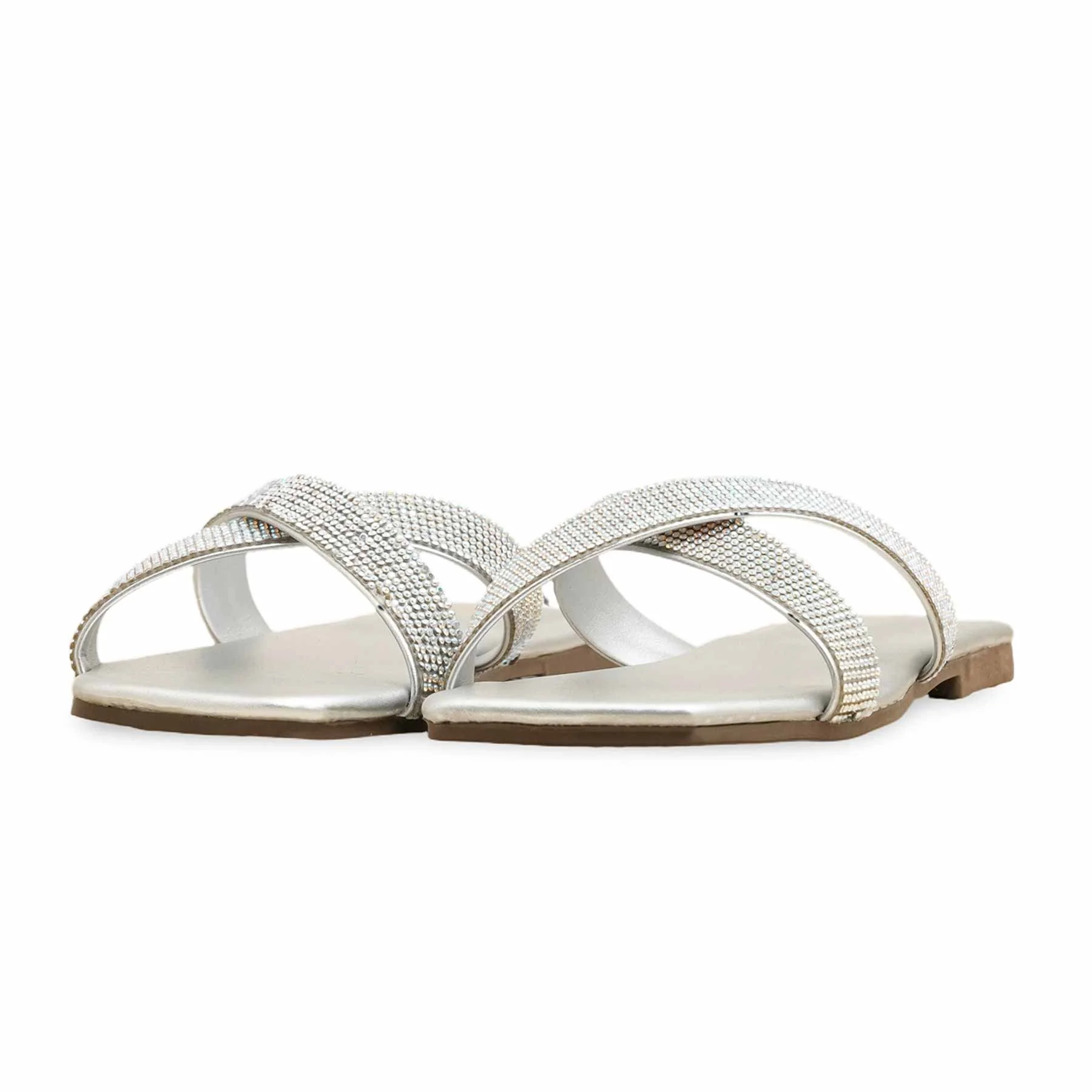 Silver Casual Slipper CL2099 - Image 3