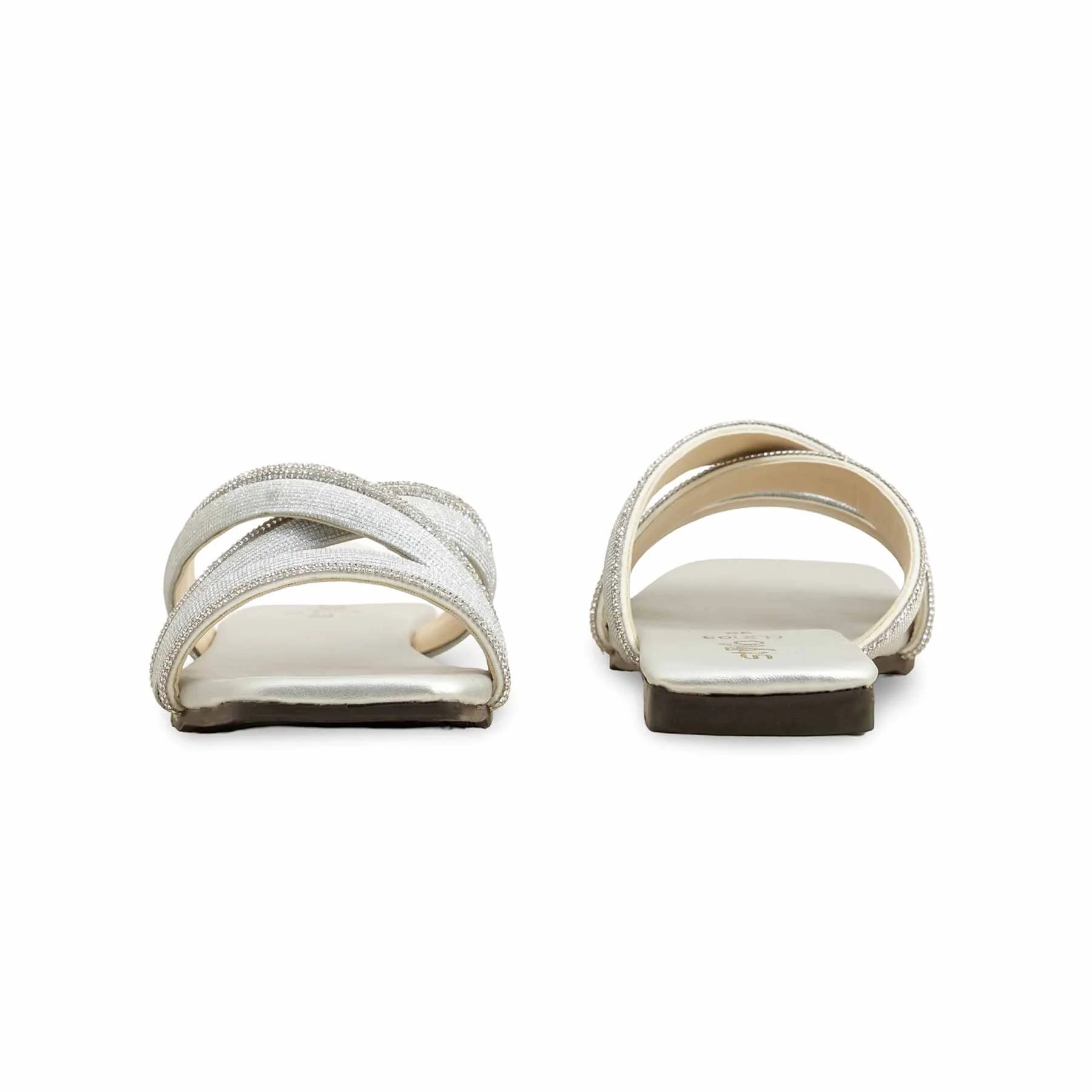 Silver Casual Slipper CL2108 - Image 4