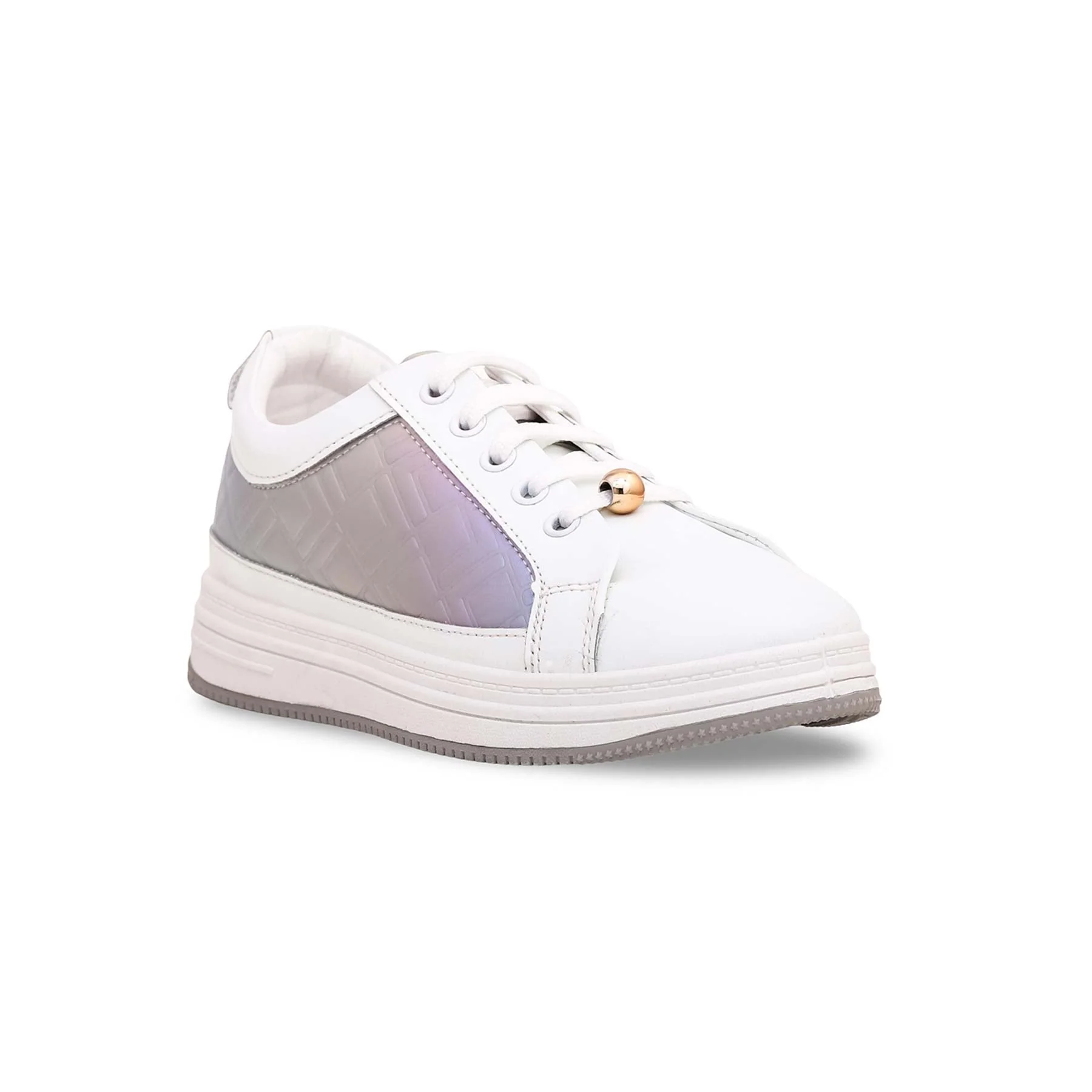 Silver Casual Sneaker AT7280 - Image 2