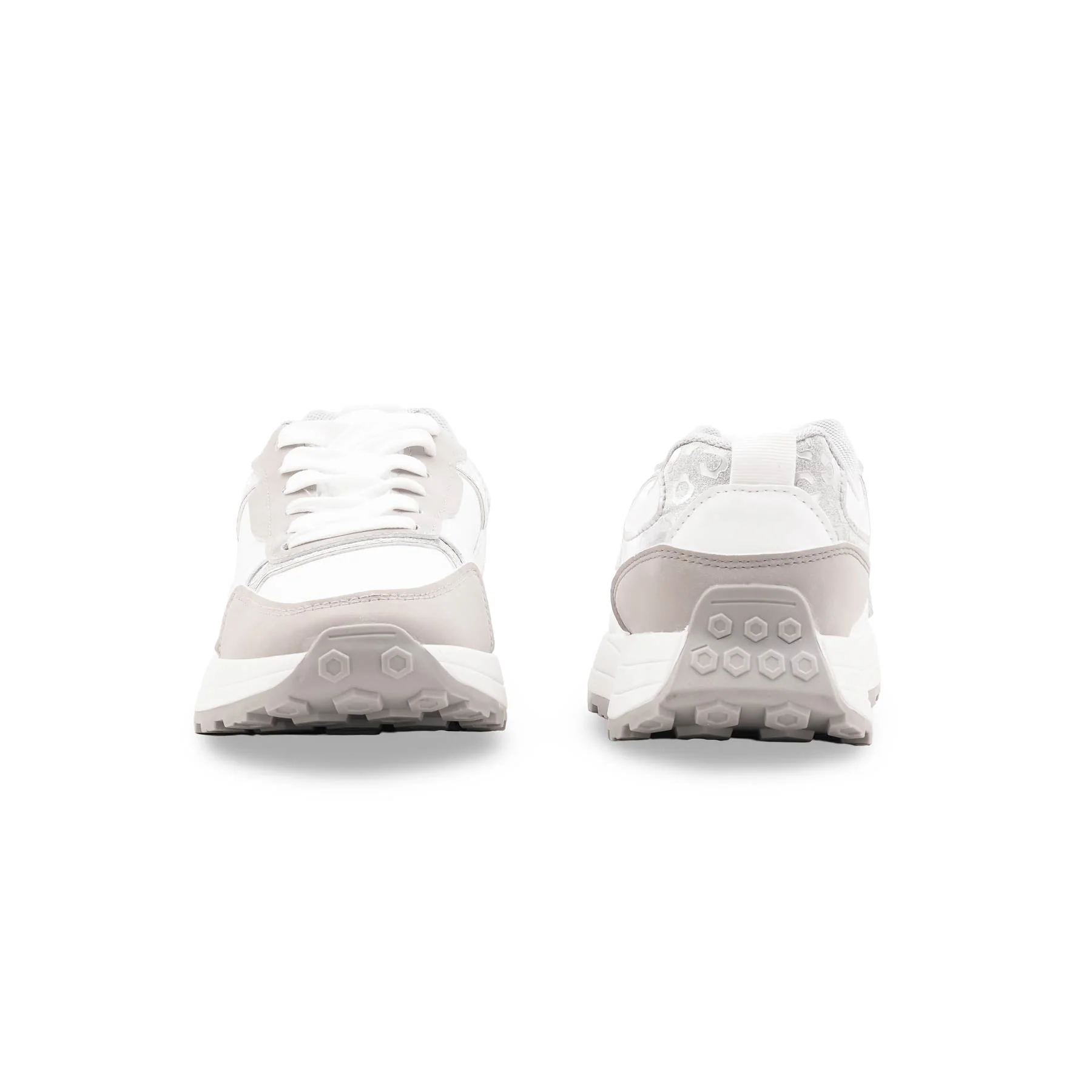 Silver Casual Sneaker For Women AT7486 - Image 4