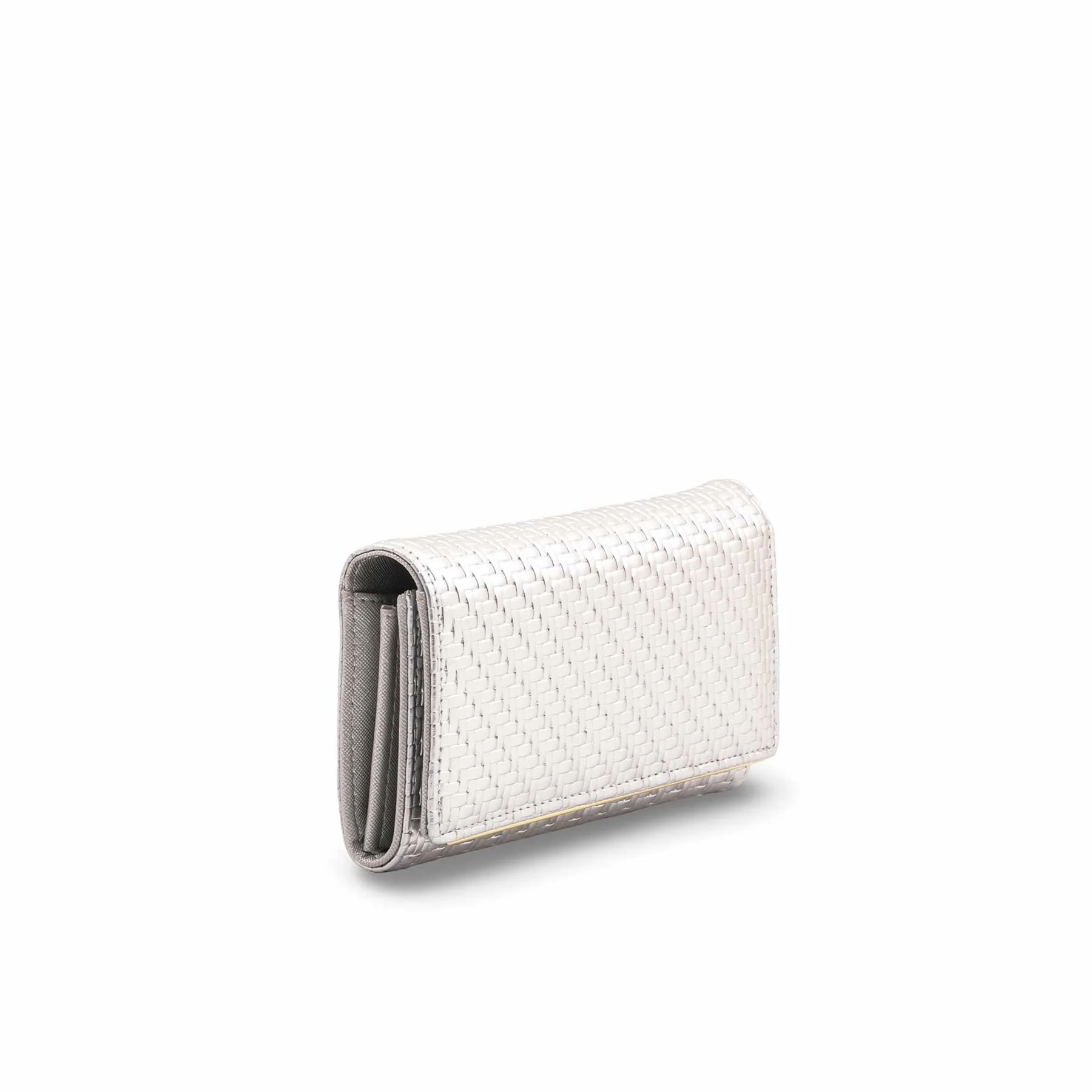 Silver Casual Wallet For Ladies P71135 - Image 3