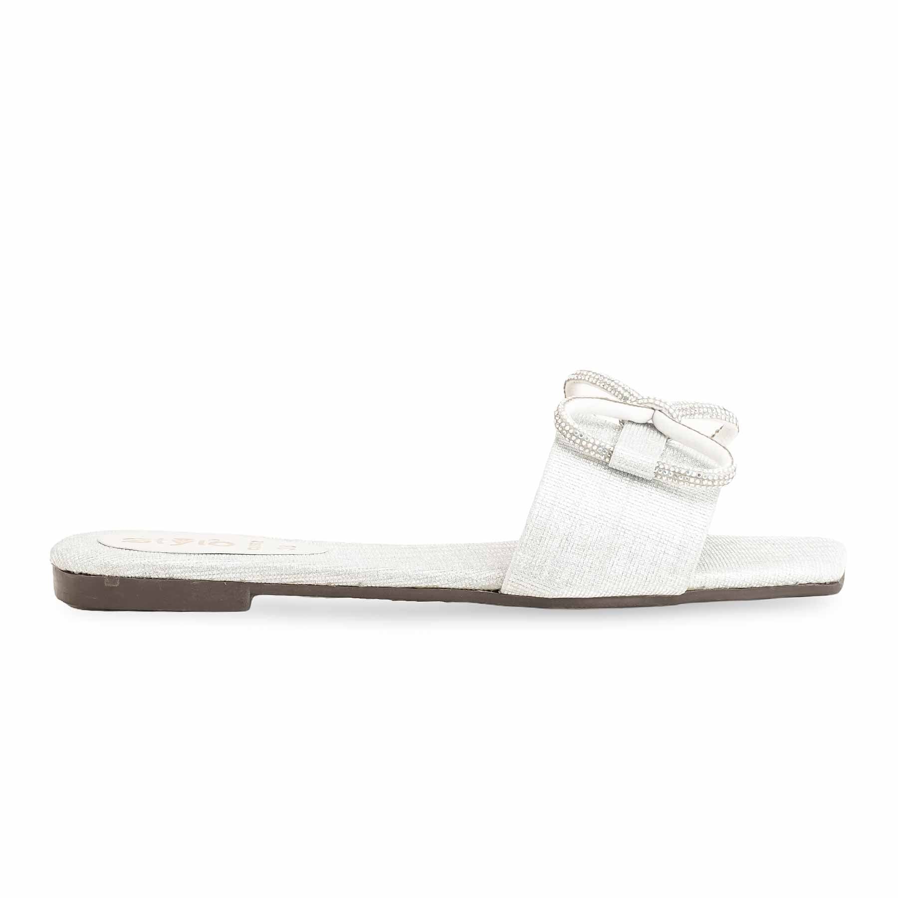 Silver Casual Women Slipper CL1992 - Image 2