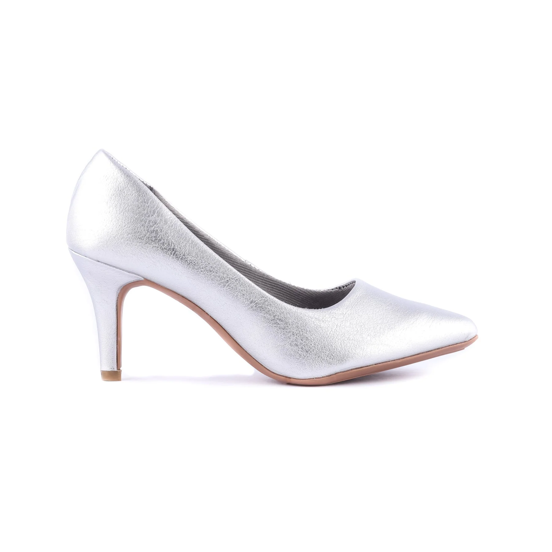 Silver Color Winter Court Shoes WN7211 - Image 2