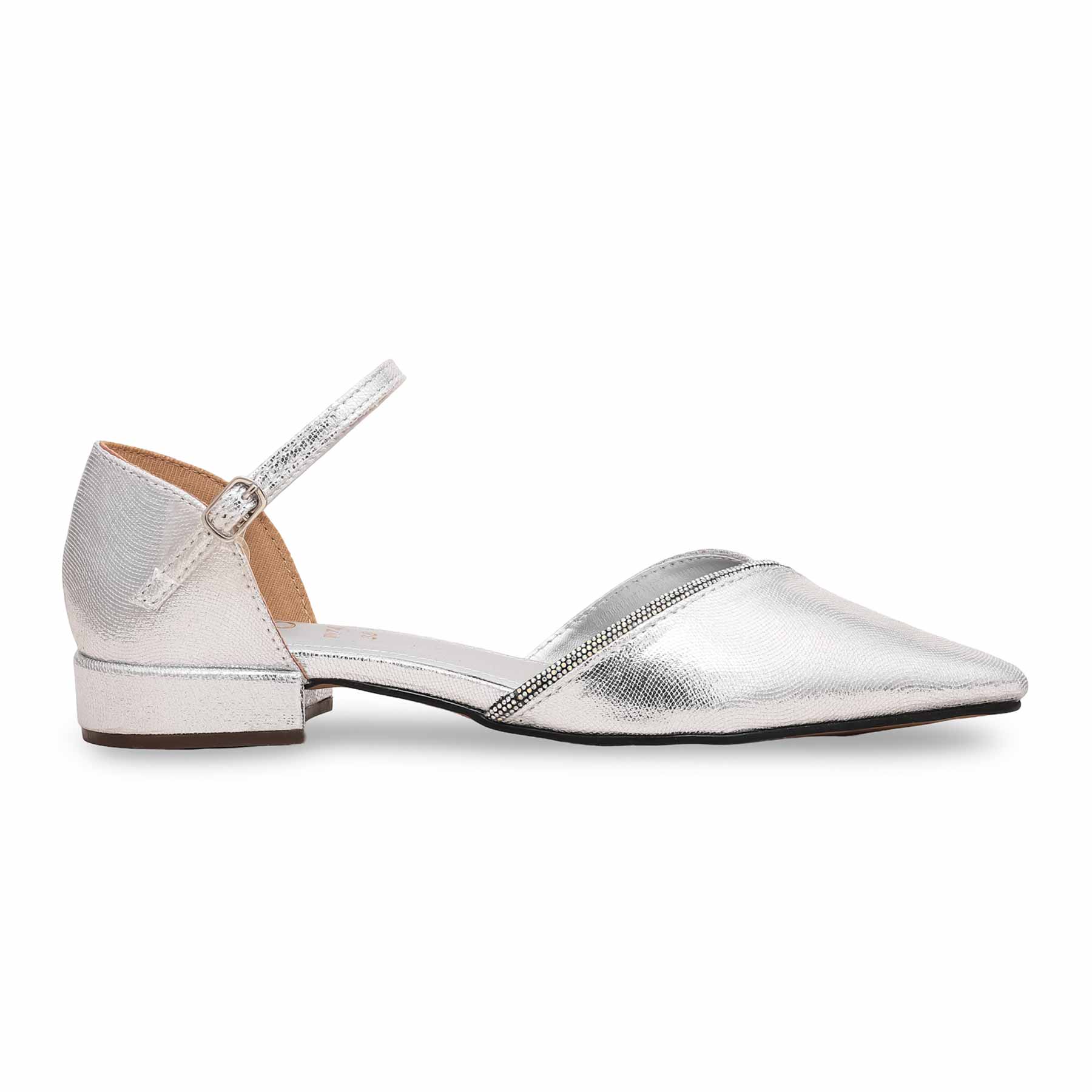 Silver Court Shoes WN7420 - Image 2