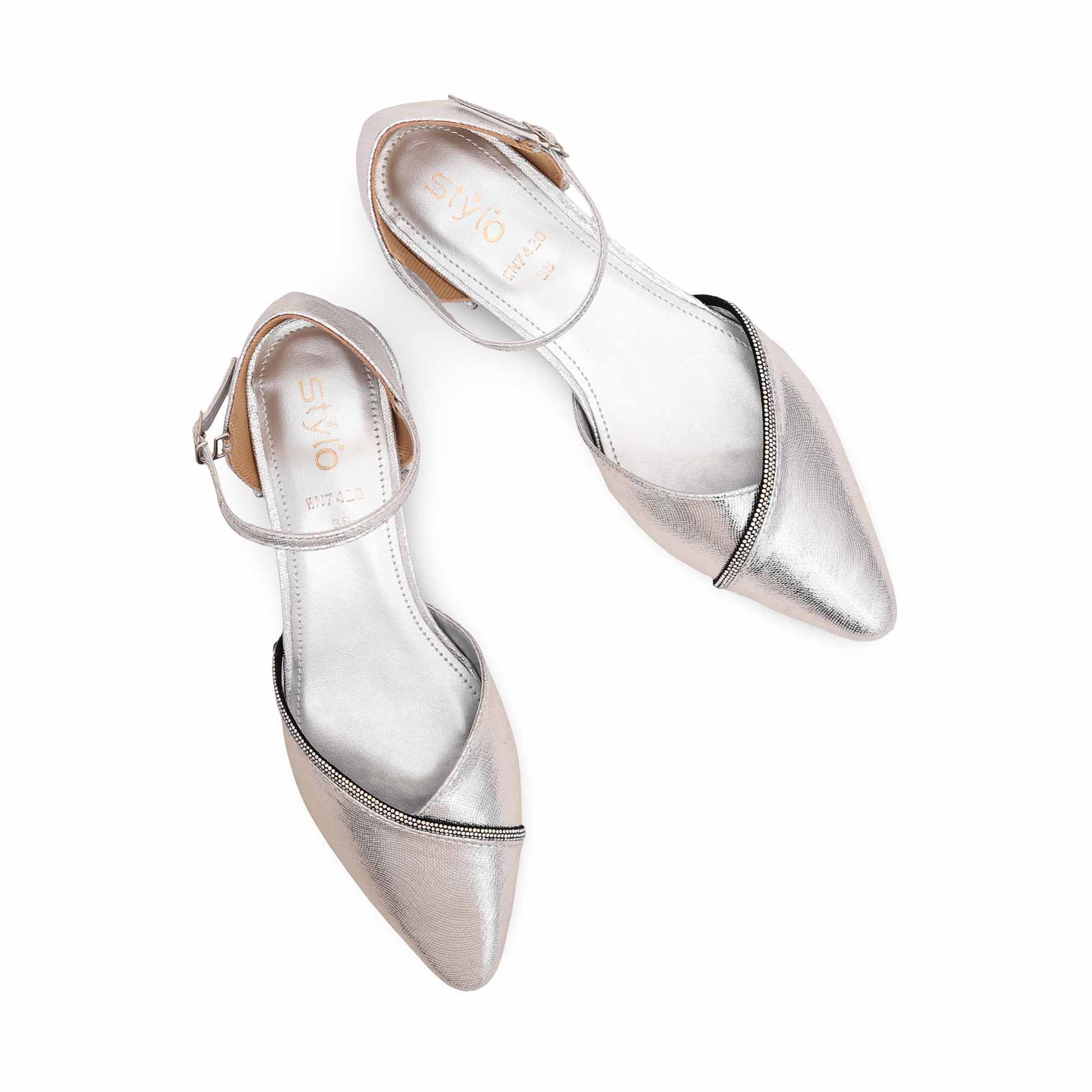 Silver Court Shoes WN7420 - Image 5