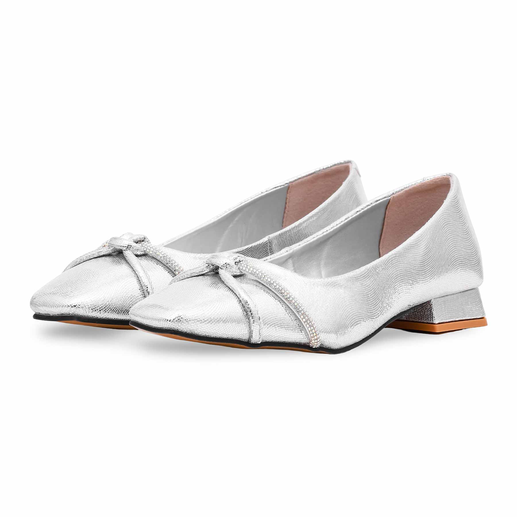 Silver Court Shoes WN7421 - Image 2