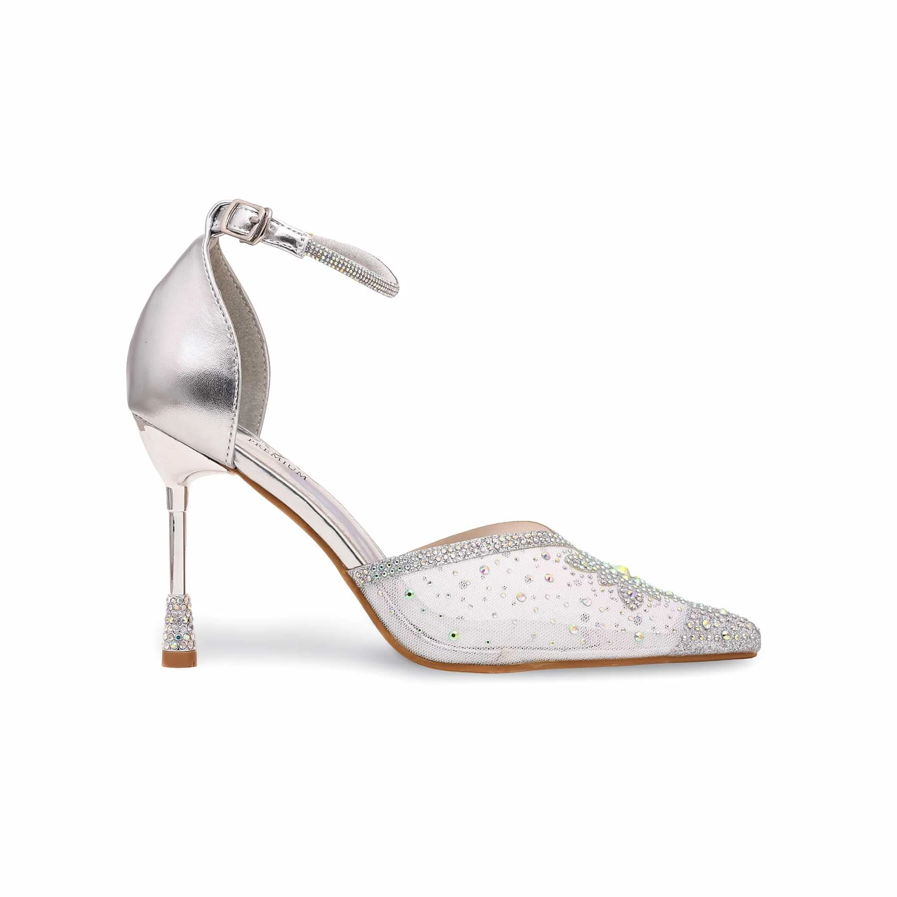 Silver Court Shoes WN7441 - Image 2