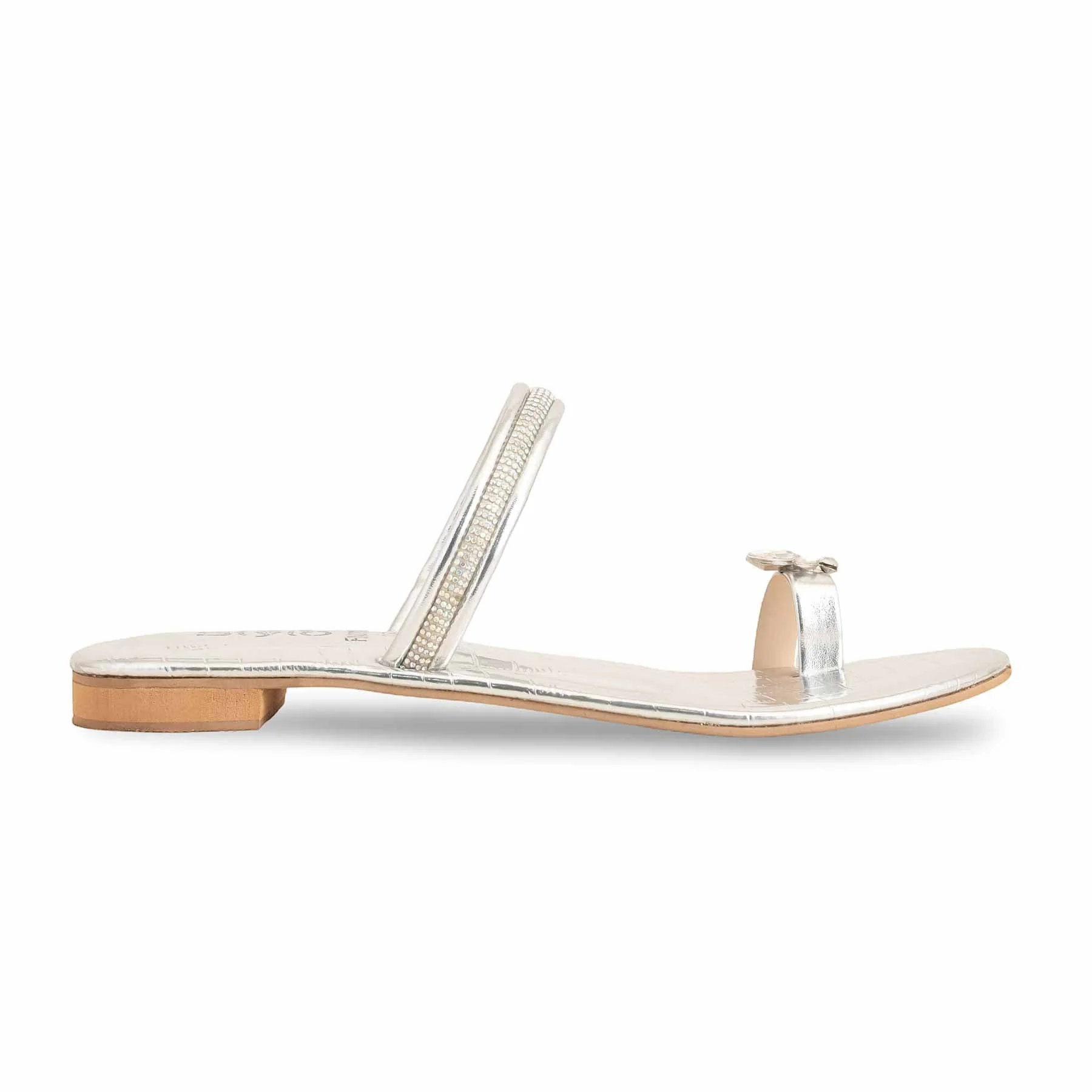 Silver Fancy Chappal FN0805 - Image 2