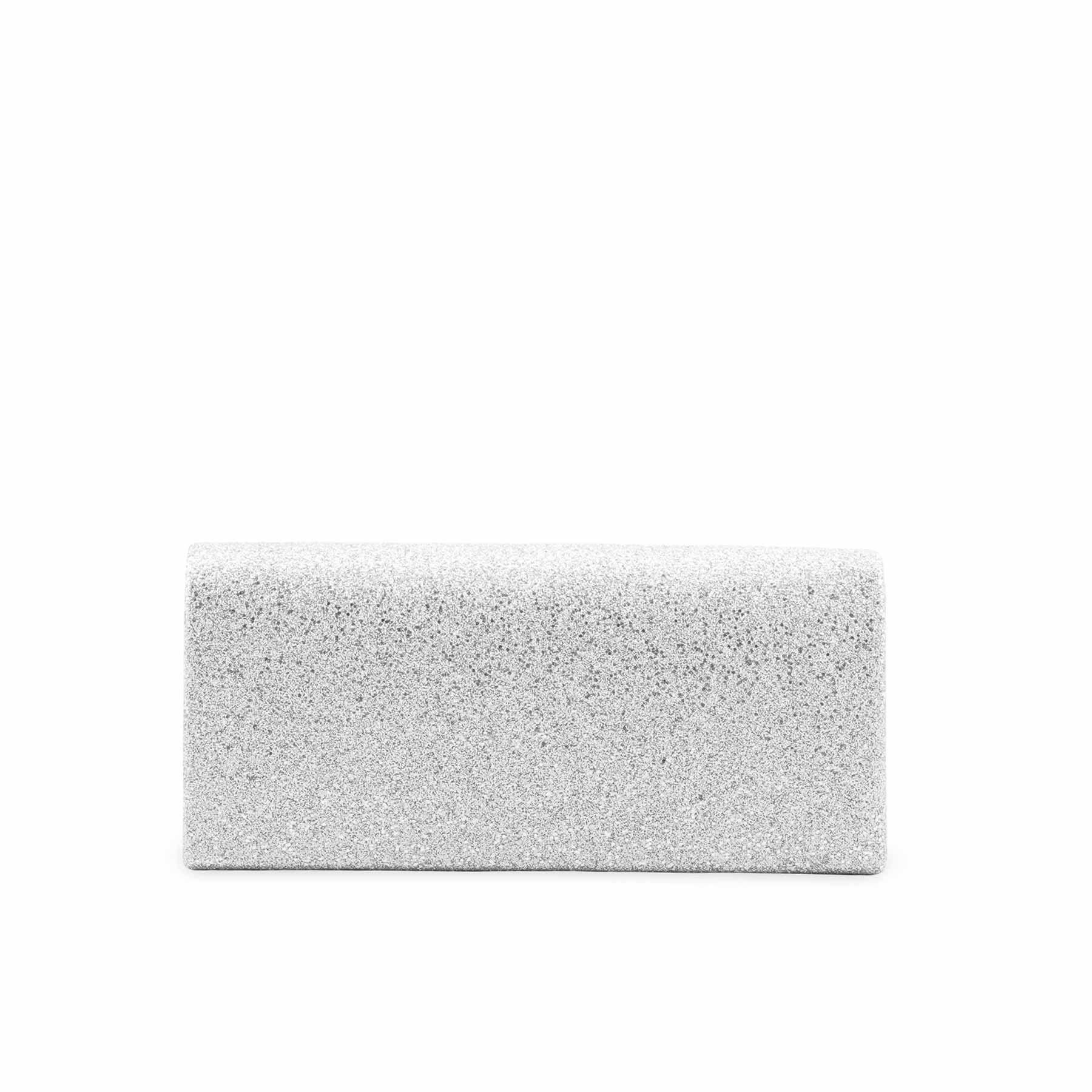 Silver Fancy Clutch For Ladies P24415 - Image 4