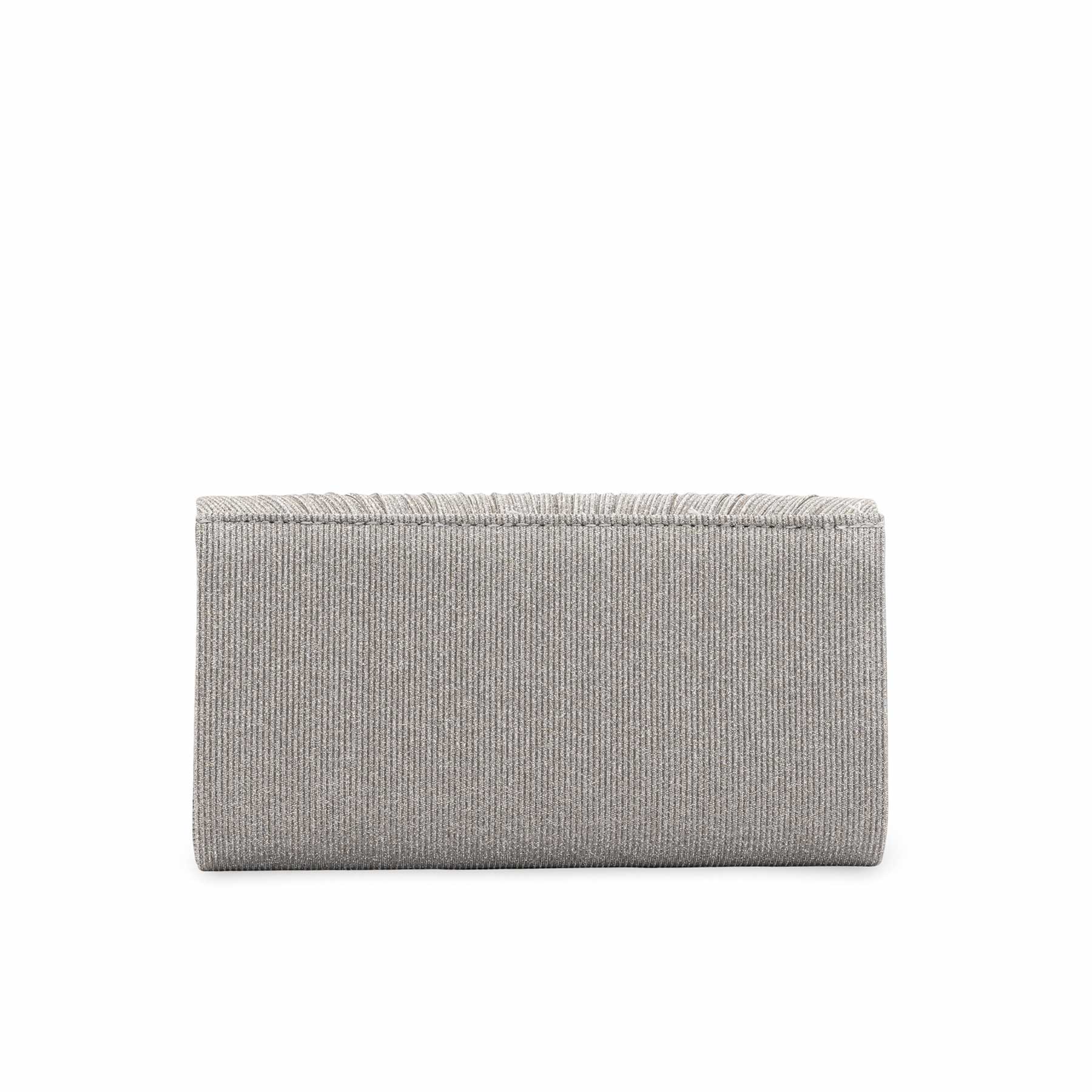 Silver Fancy Clutch For Women P24429 - Image 4