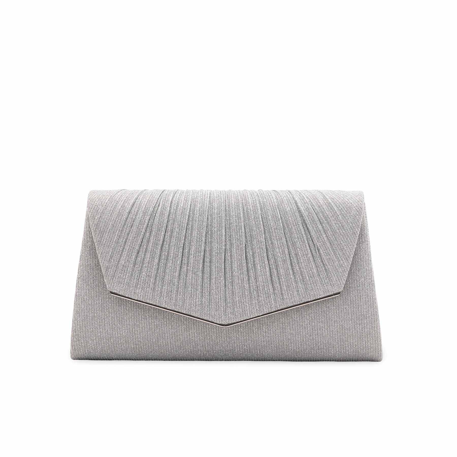Silver Fancy Clutch For Women P24430 - Image 2