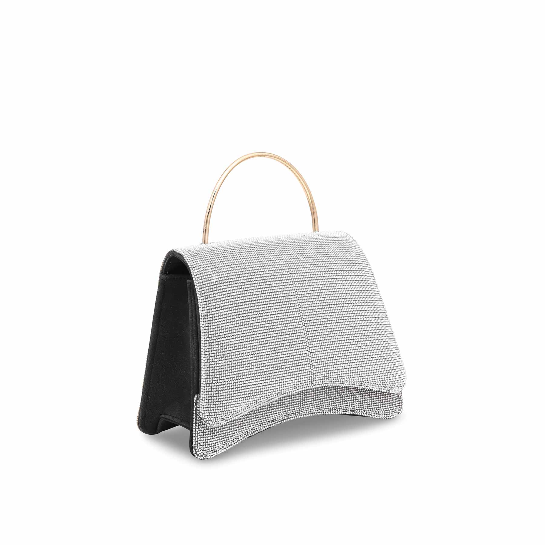 Silver Fancy Clutch P15333 - Image 2
