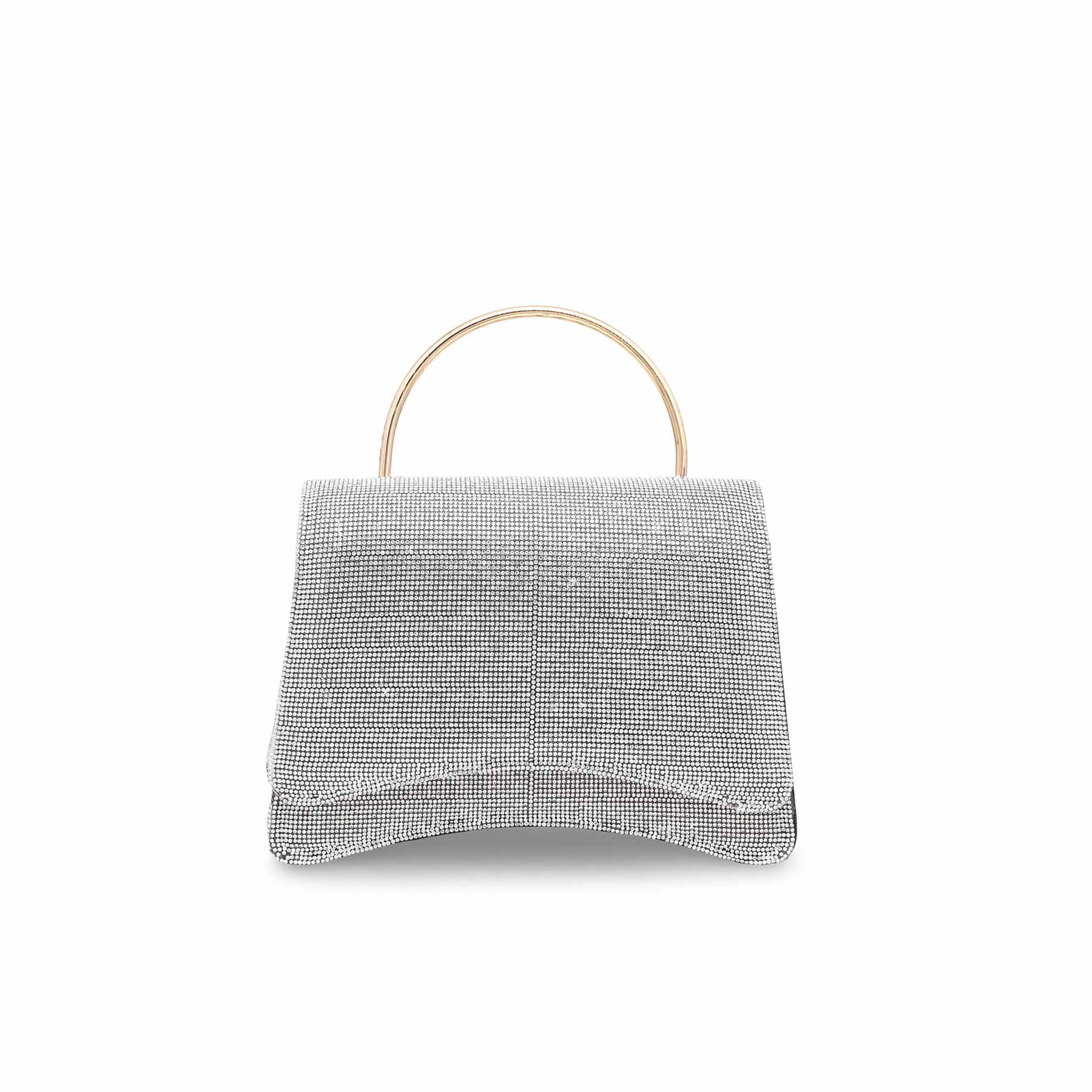 Silver Fancy Clutch P15333 - Image 3
