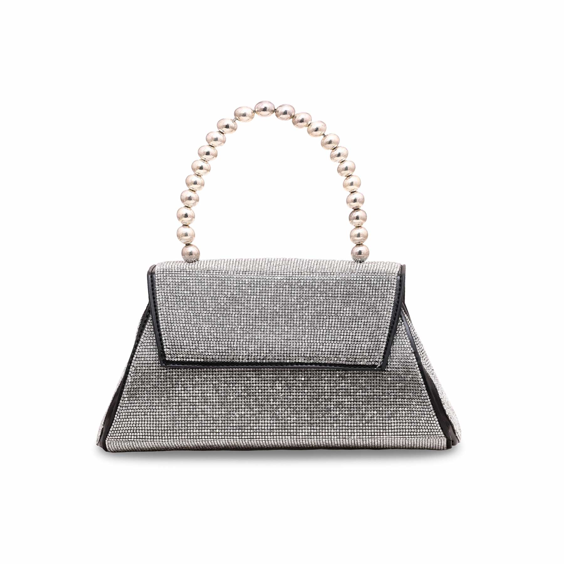 Silver Fancy Clutch P15342 - Image 3