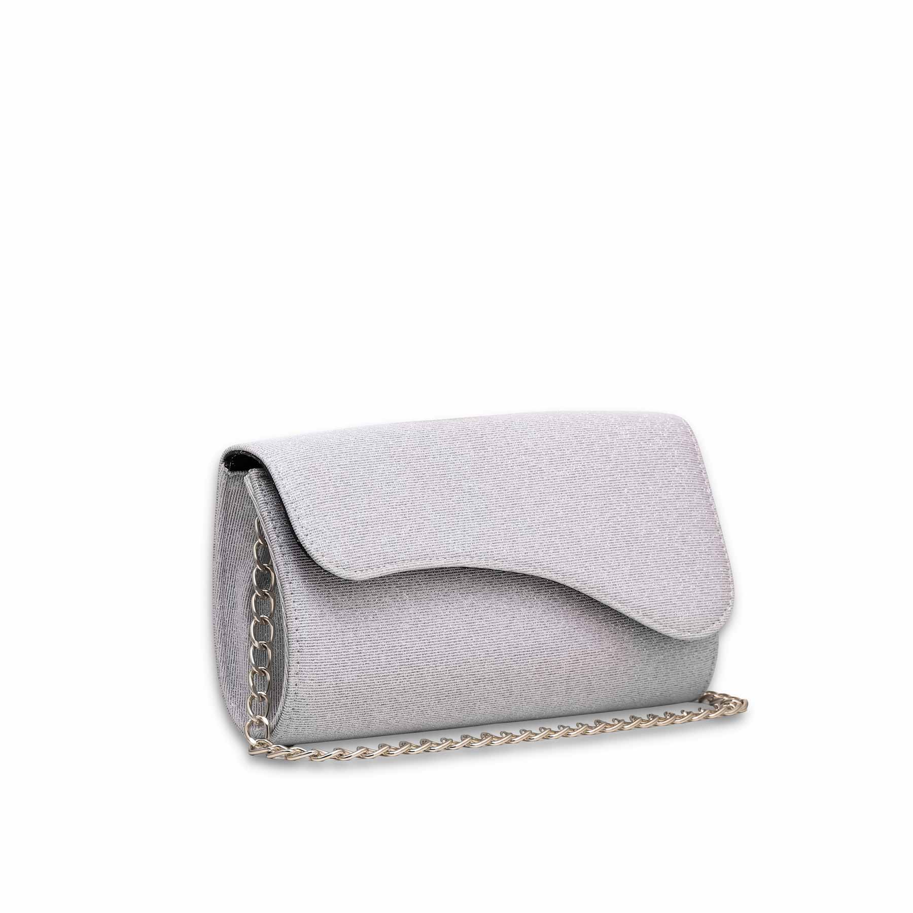 Silver Fancy Clutch P15350 - Image 2