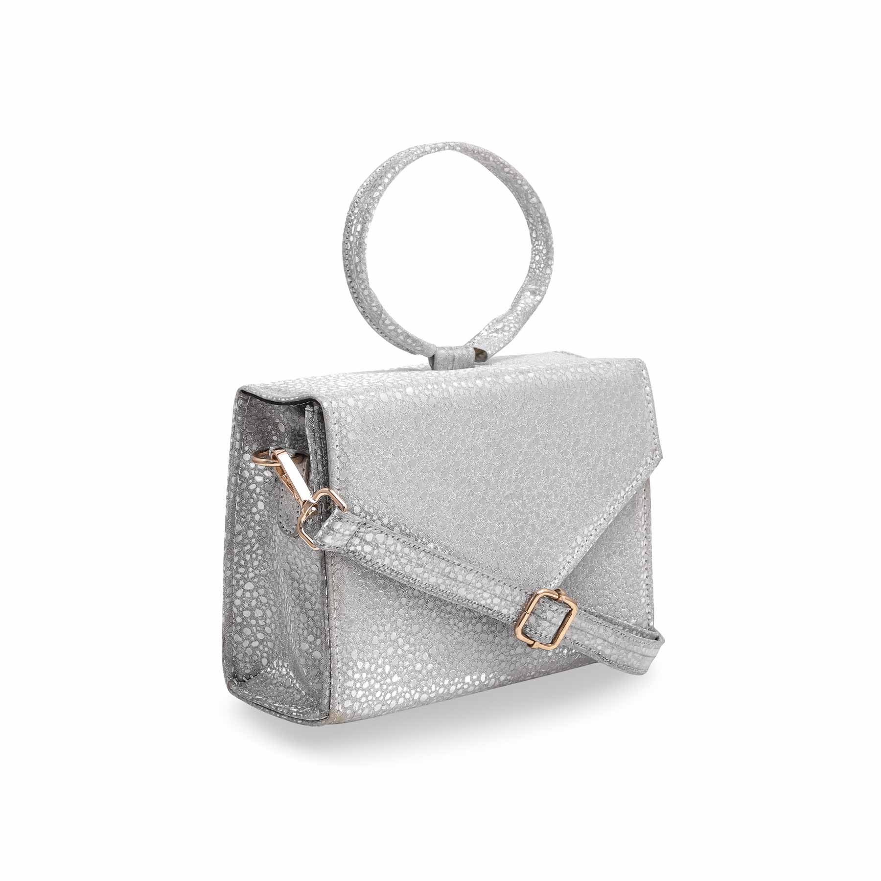 Silver Fancy Clutch P15351 - Image 2