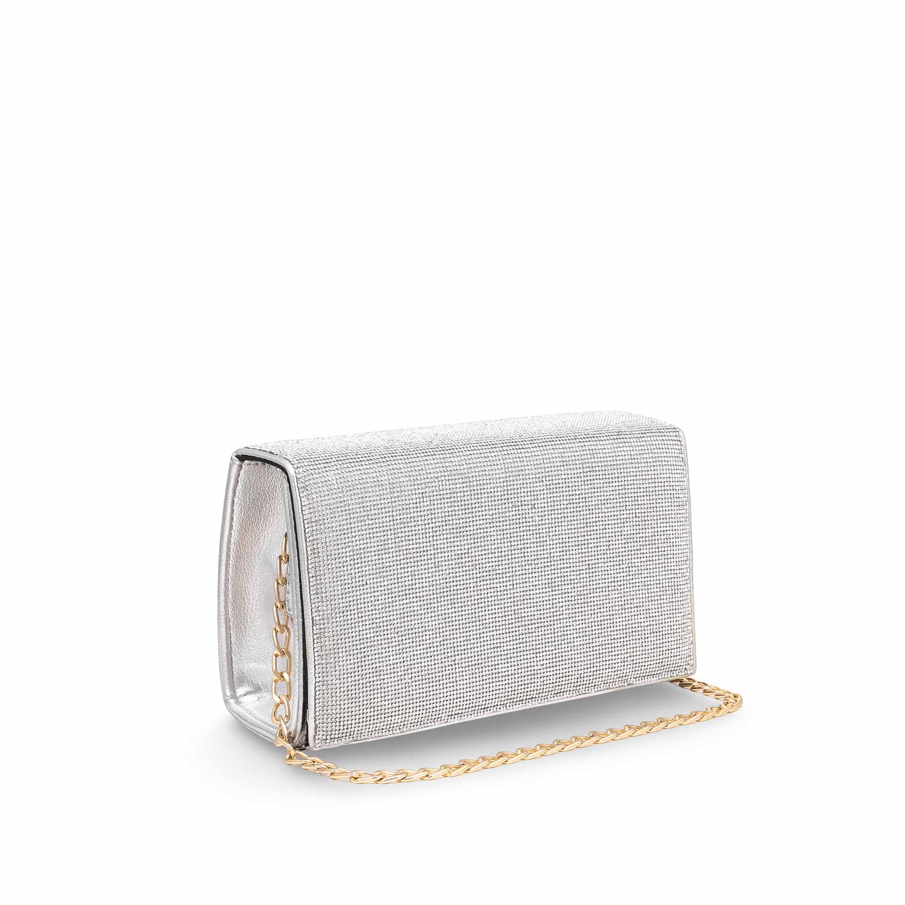 Silver Fancy Clutch P15353 - Image 2