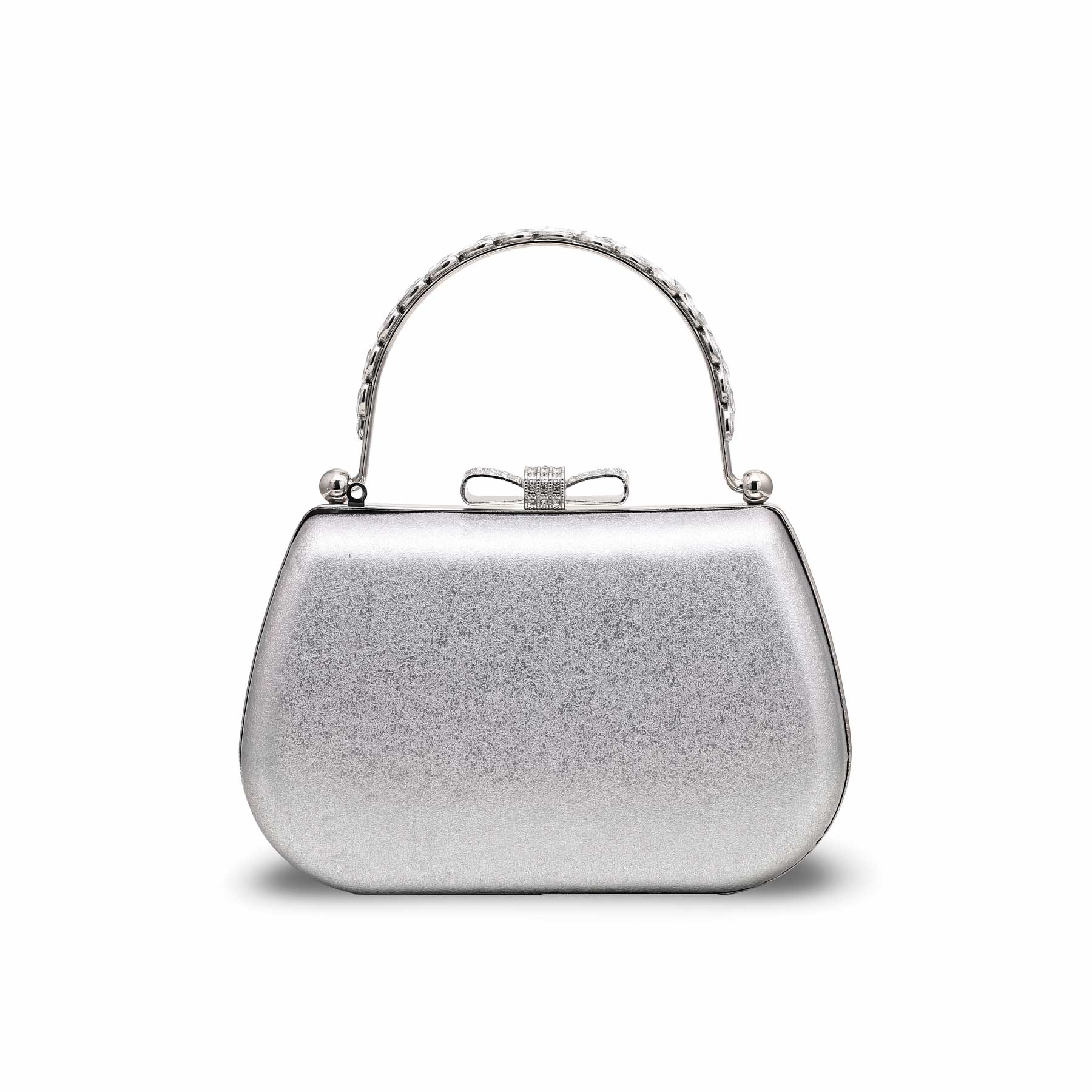 Silver Fancy Clutch P15366 - Image 3