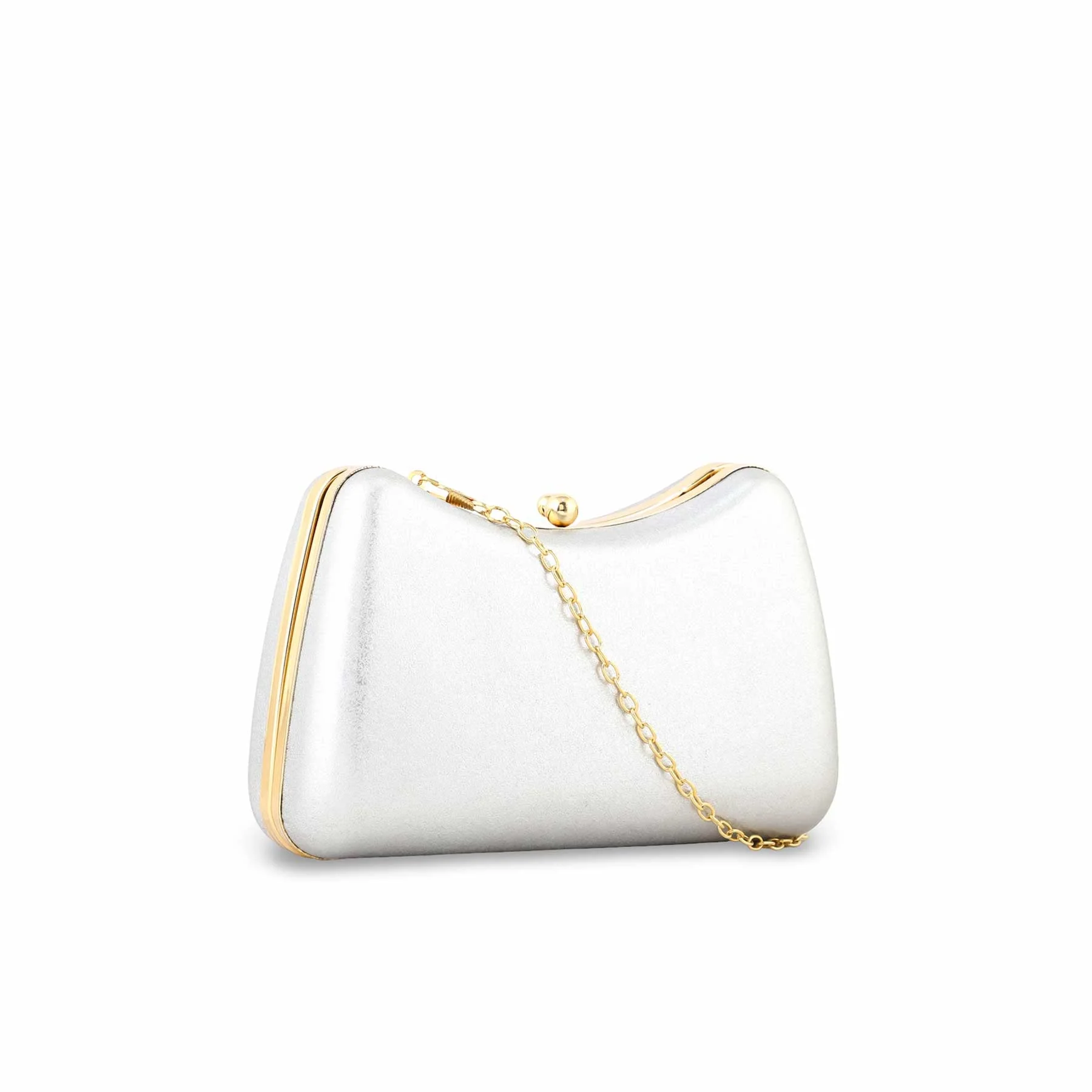 Silver Fancy Clutch P15372 - Image 2