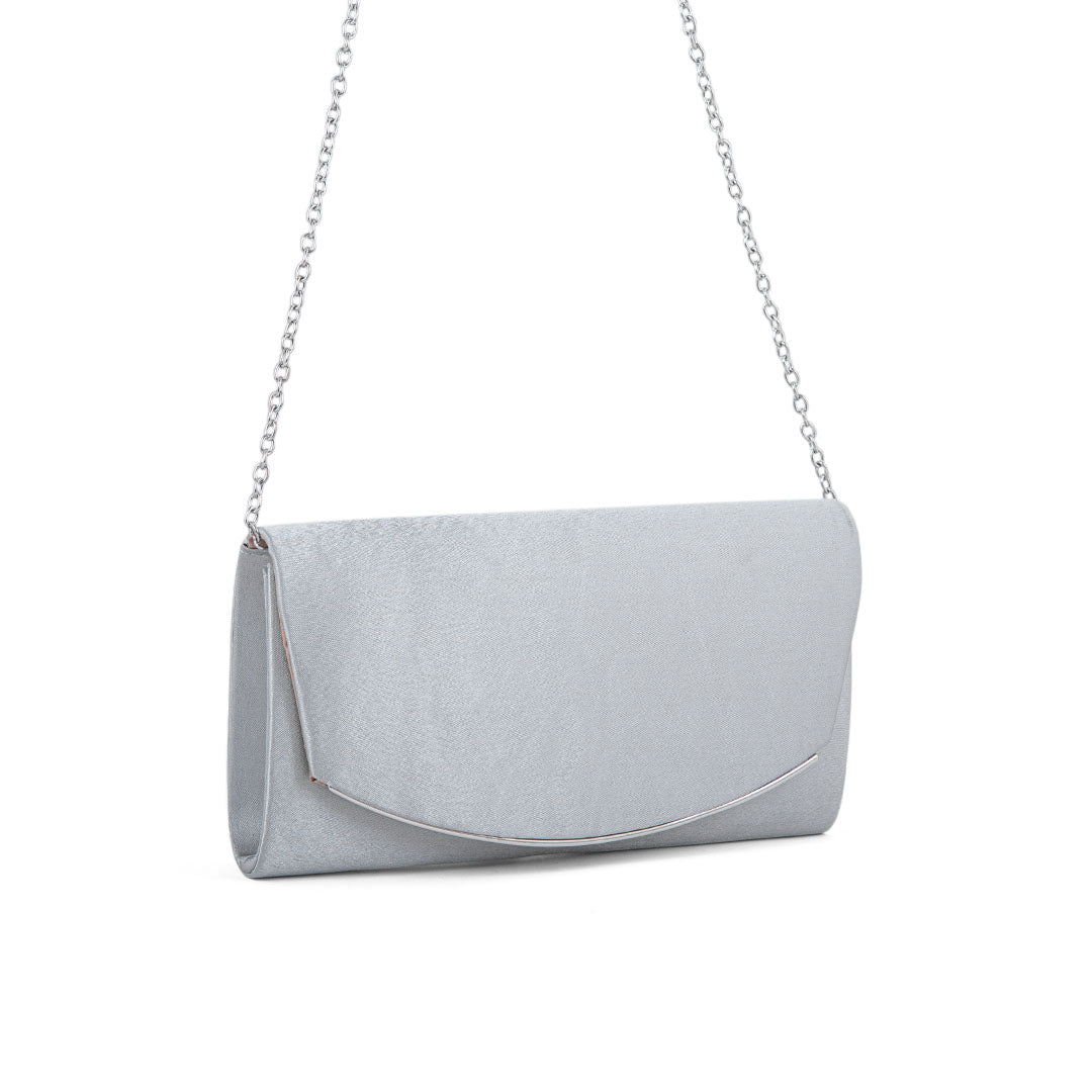 Silver Fancy Clutch P24148 - Image 2