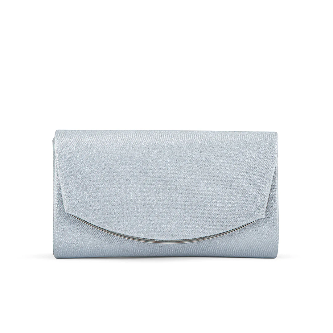 Silver Fancy Clutch P24163 - Image 2