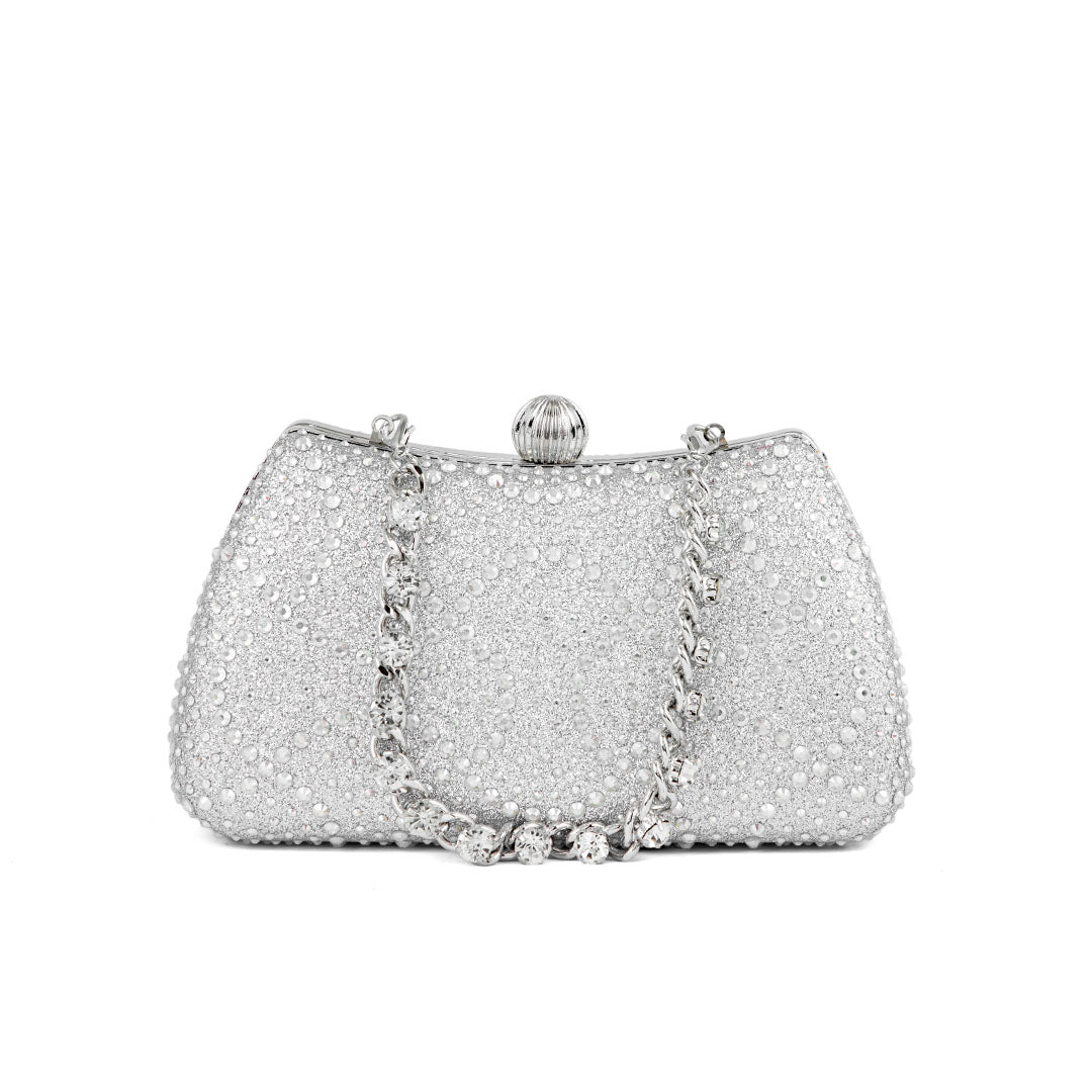 Silver Fancy Clutch P24180 - Image 2