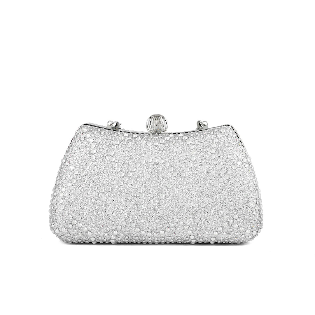 Silver Fancy Clutch P24180 - Image 4
